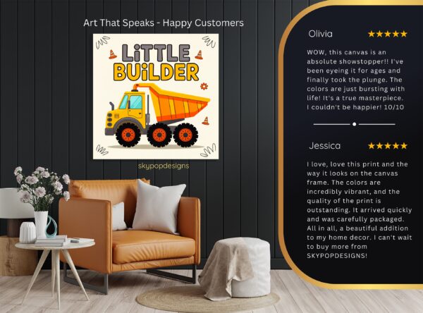 Little Builder Truck Art