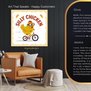 Cycling Chicken Art