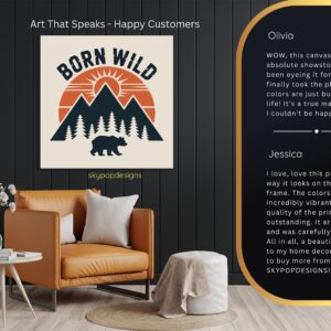 Born Wild Bear Art