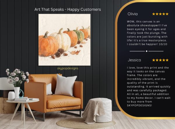 Autumn Pumpkin Harvest Art