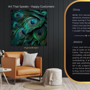 Peacock Feather Art