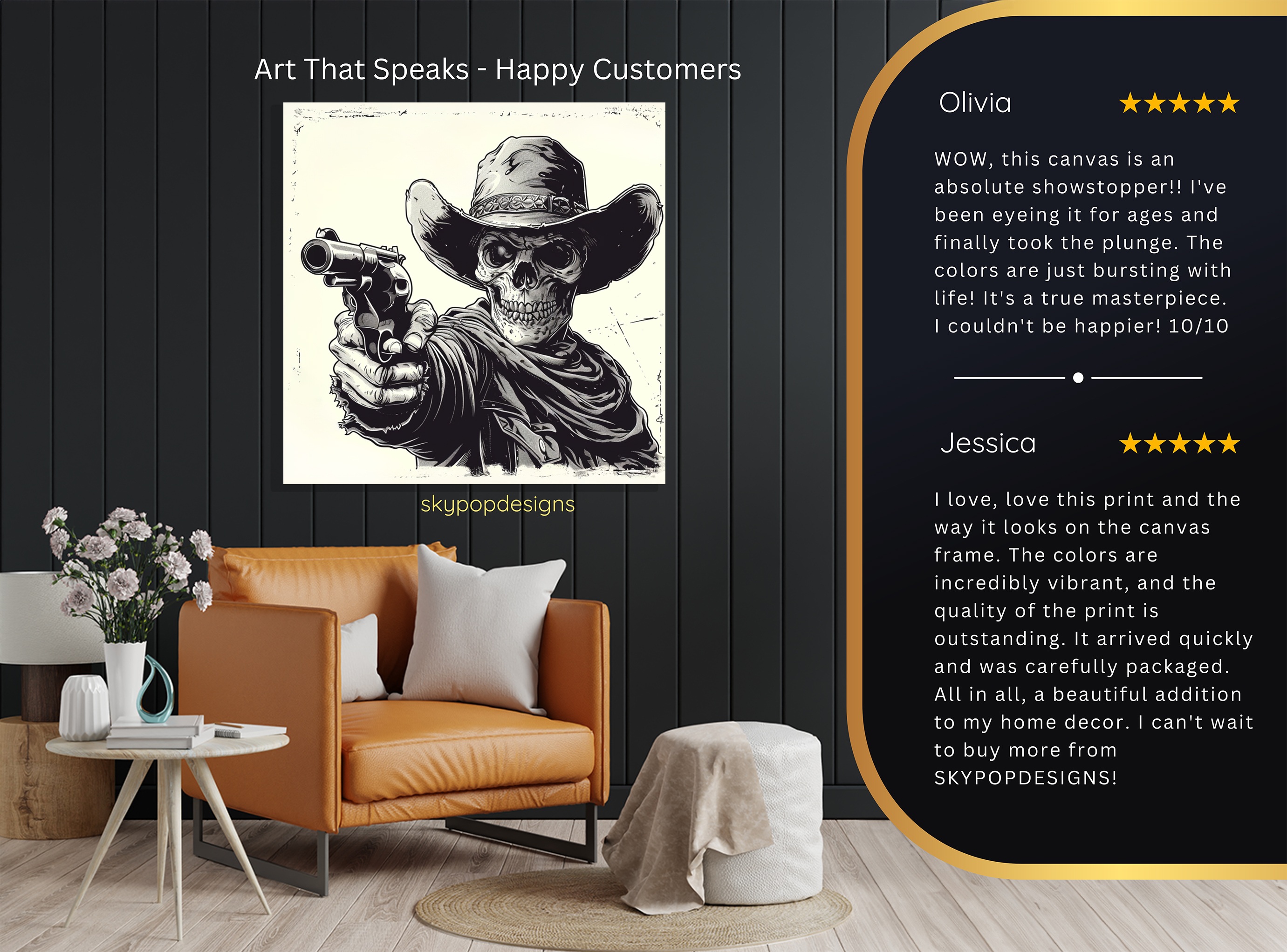 8.jpg Cowboy Skull Art