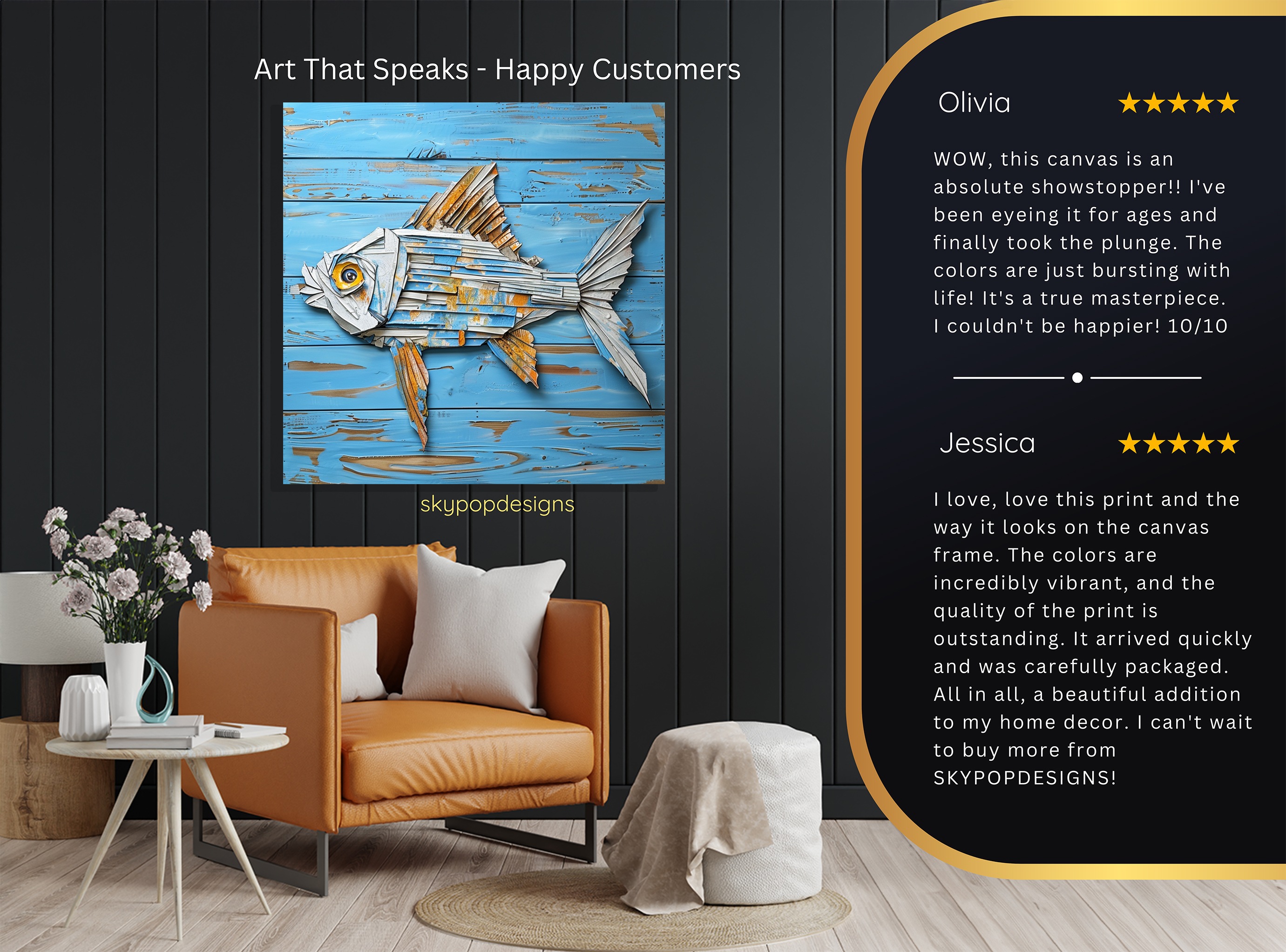 8.jpg Blue Fish Art