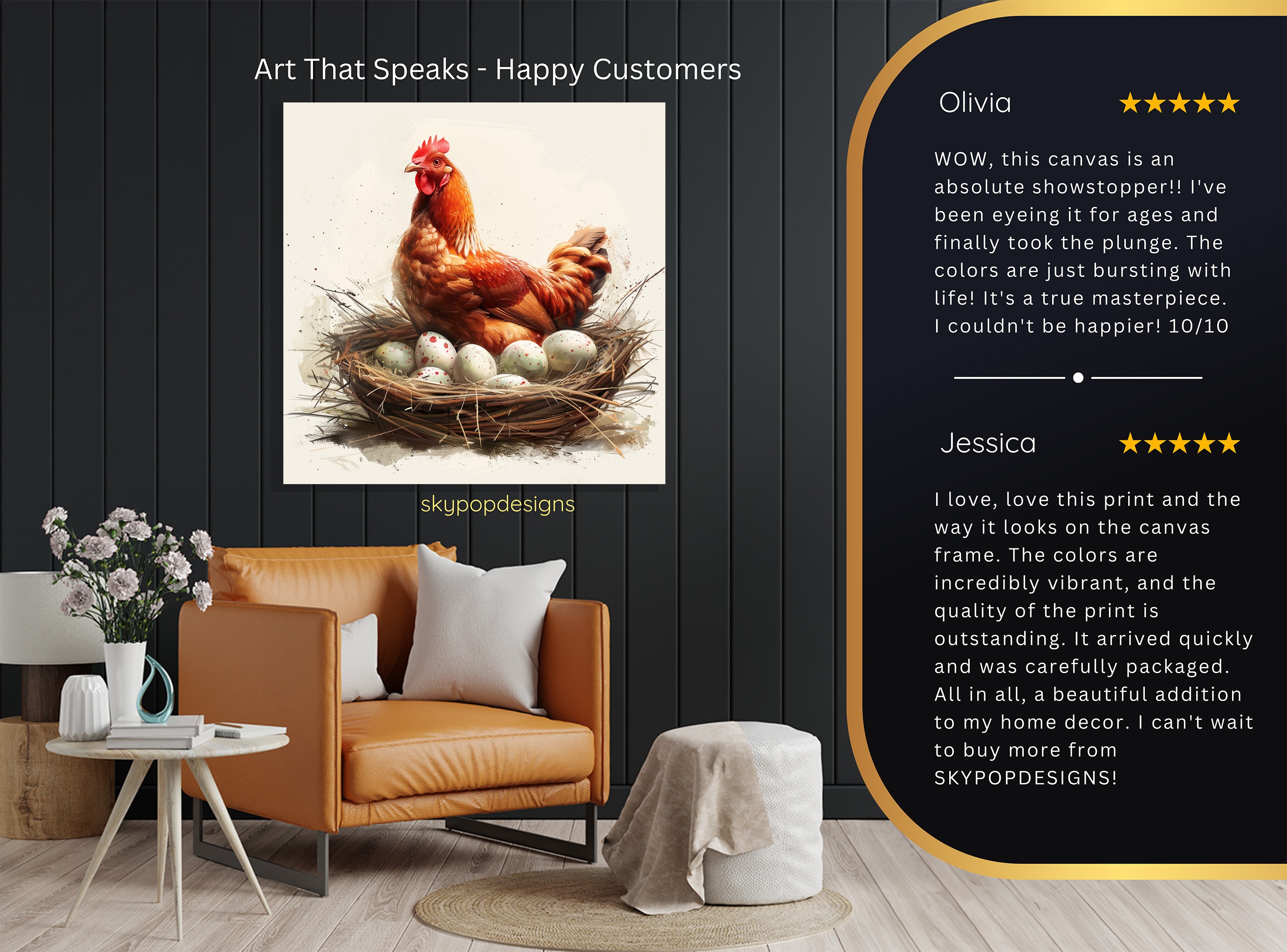 8.jpg Rooster Art