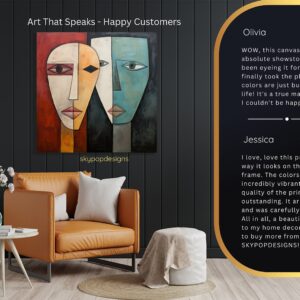 Abstract Faces of Expression Art