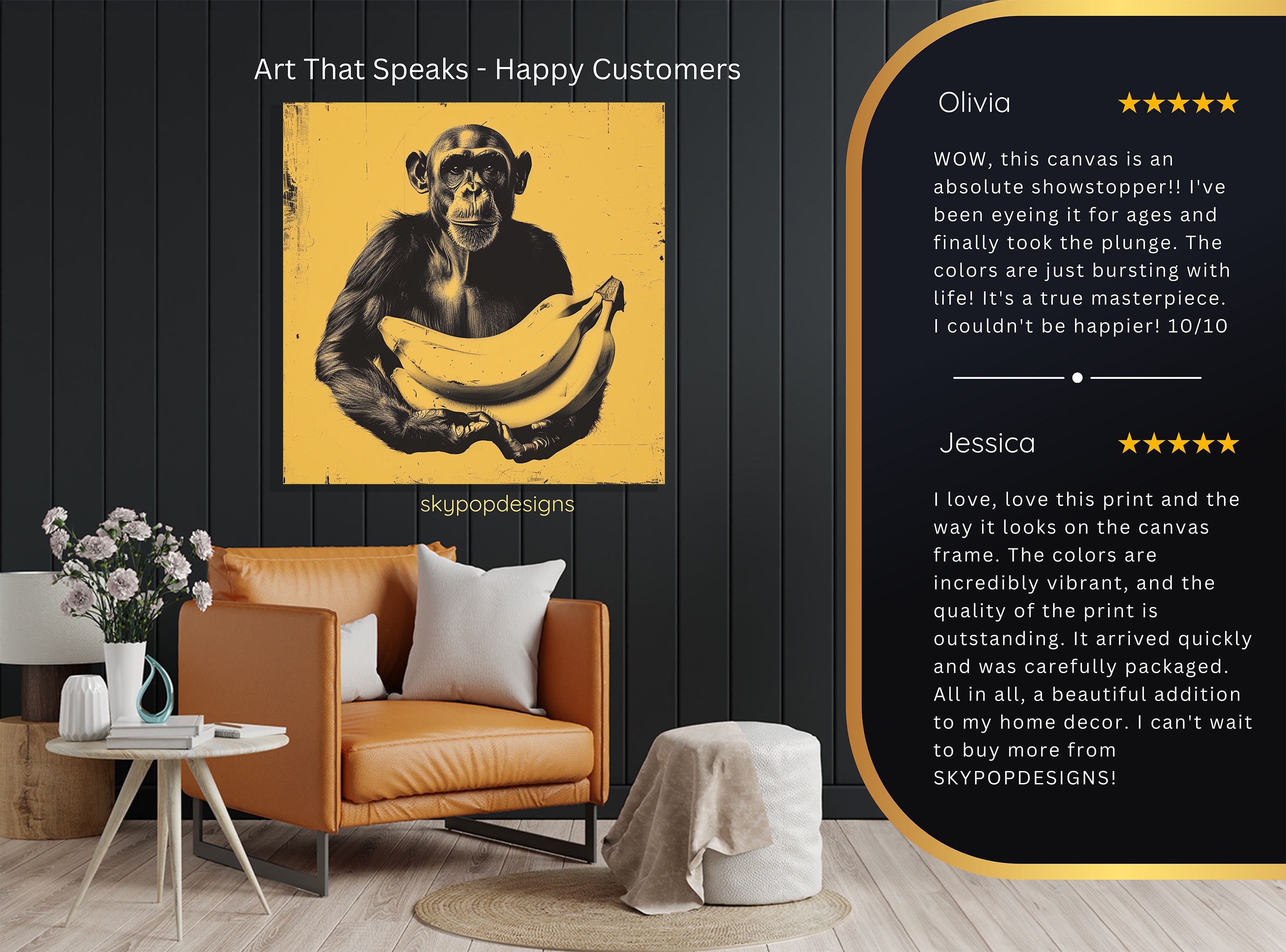 8.jpg Chimpanzee Art