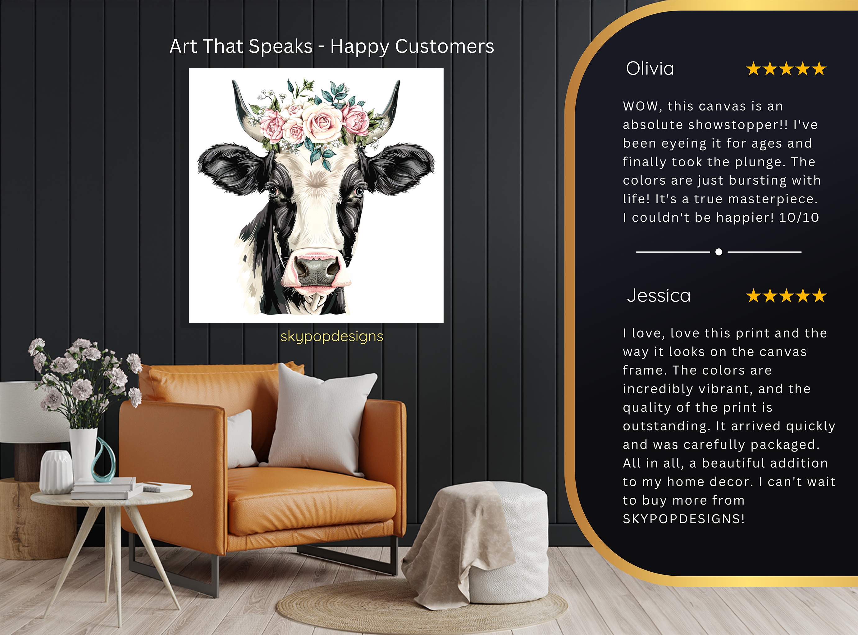 8.jpg Cow Flower Crown Art