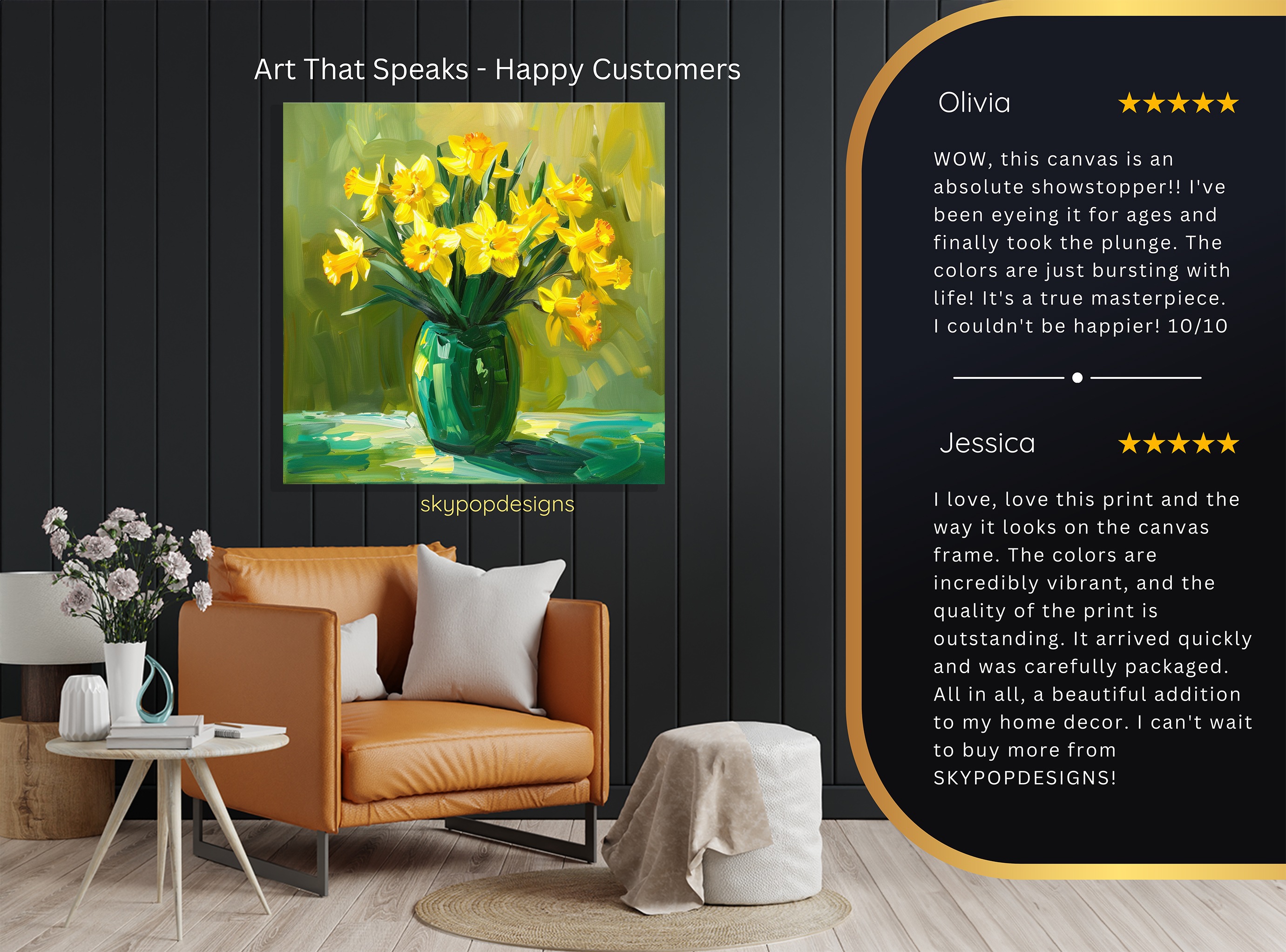 8.jpg Daffodil Vase Art