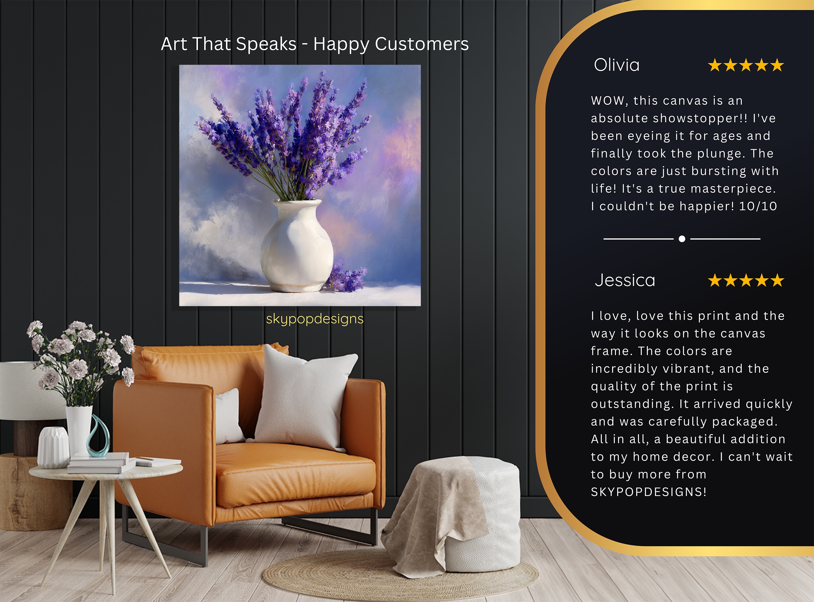 8.jpg Lavender Vase Art