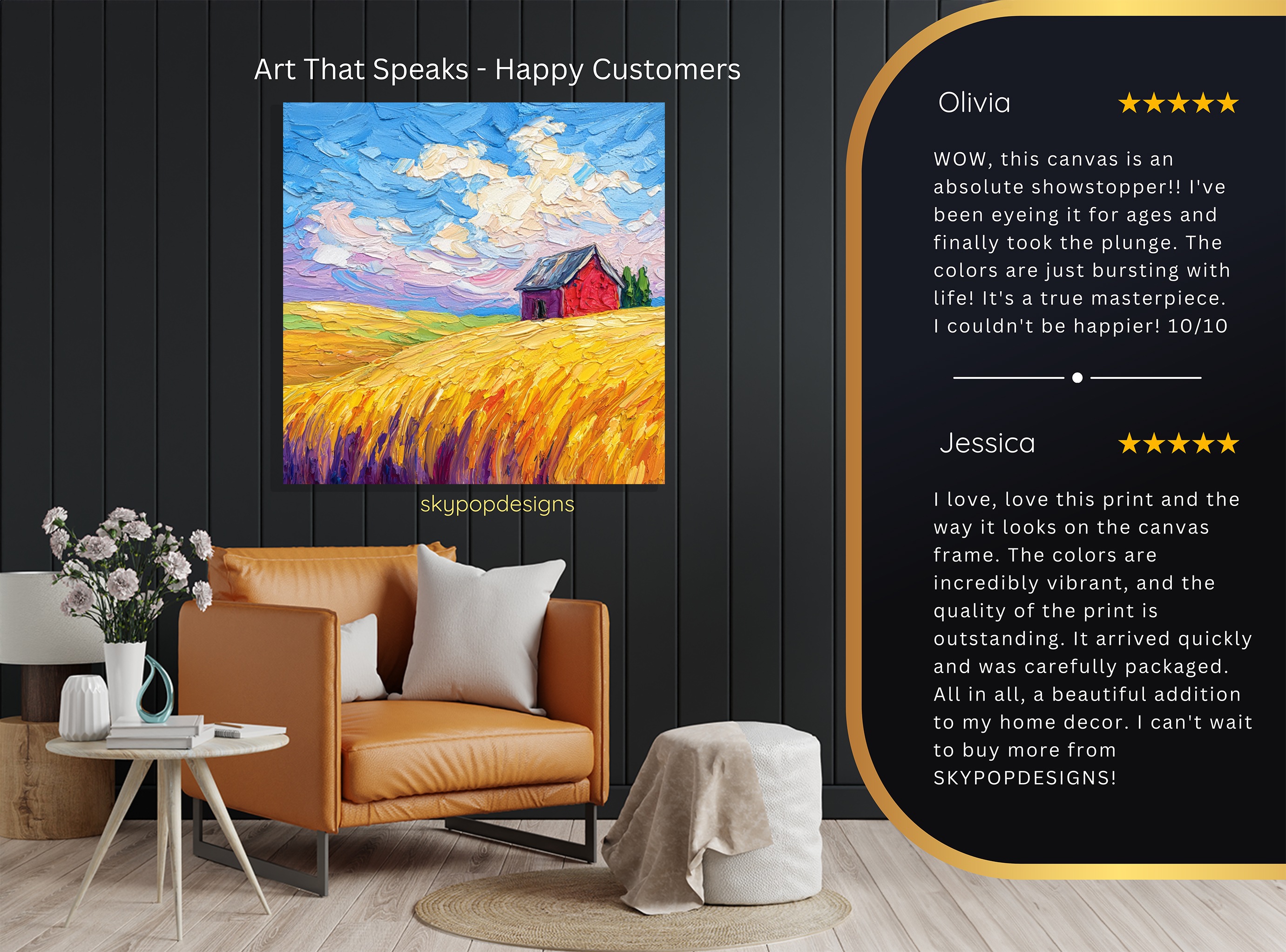 8.jpg Golden Wheat Field Barn Art