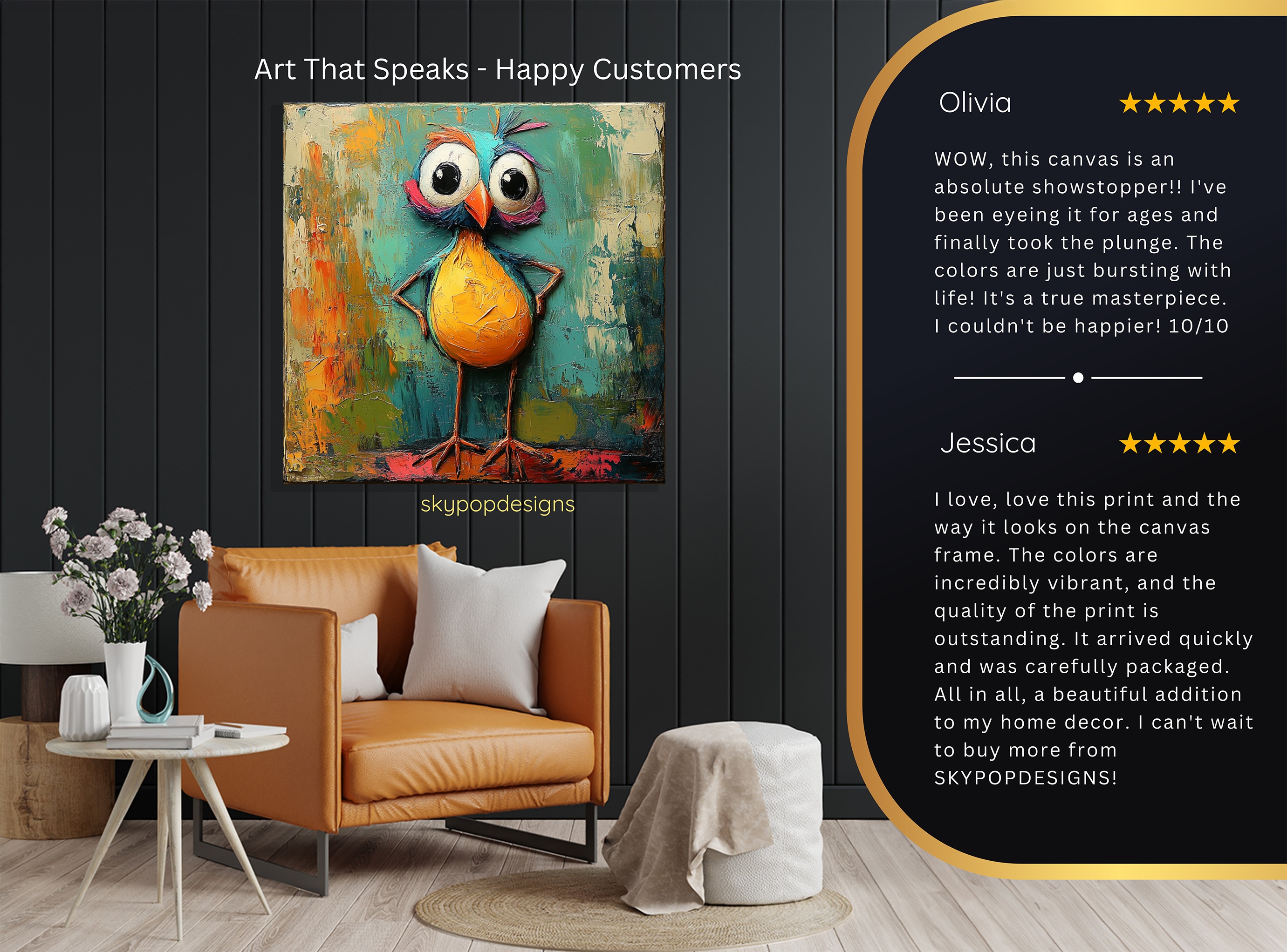 8.jpg Colorful Owl Art