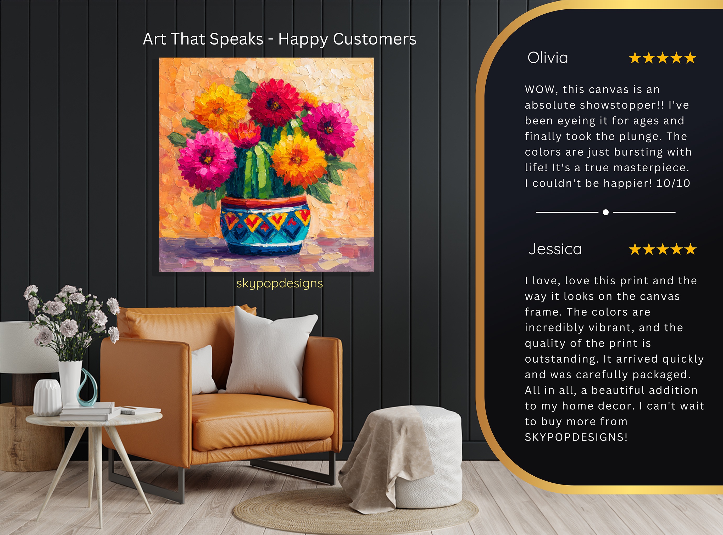 8.jpg Vibrant Floral Bouquet Art