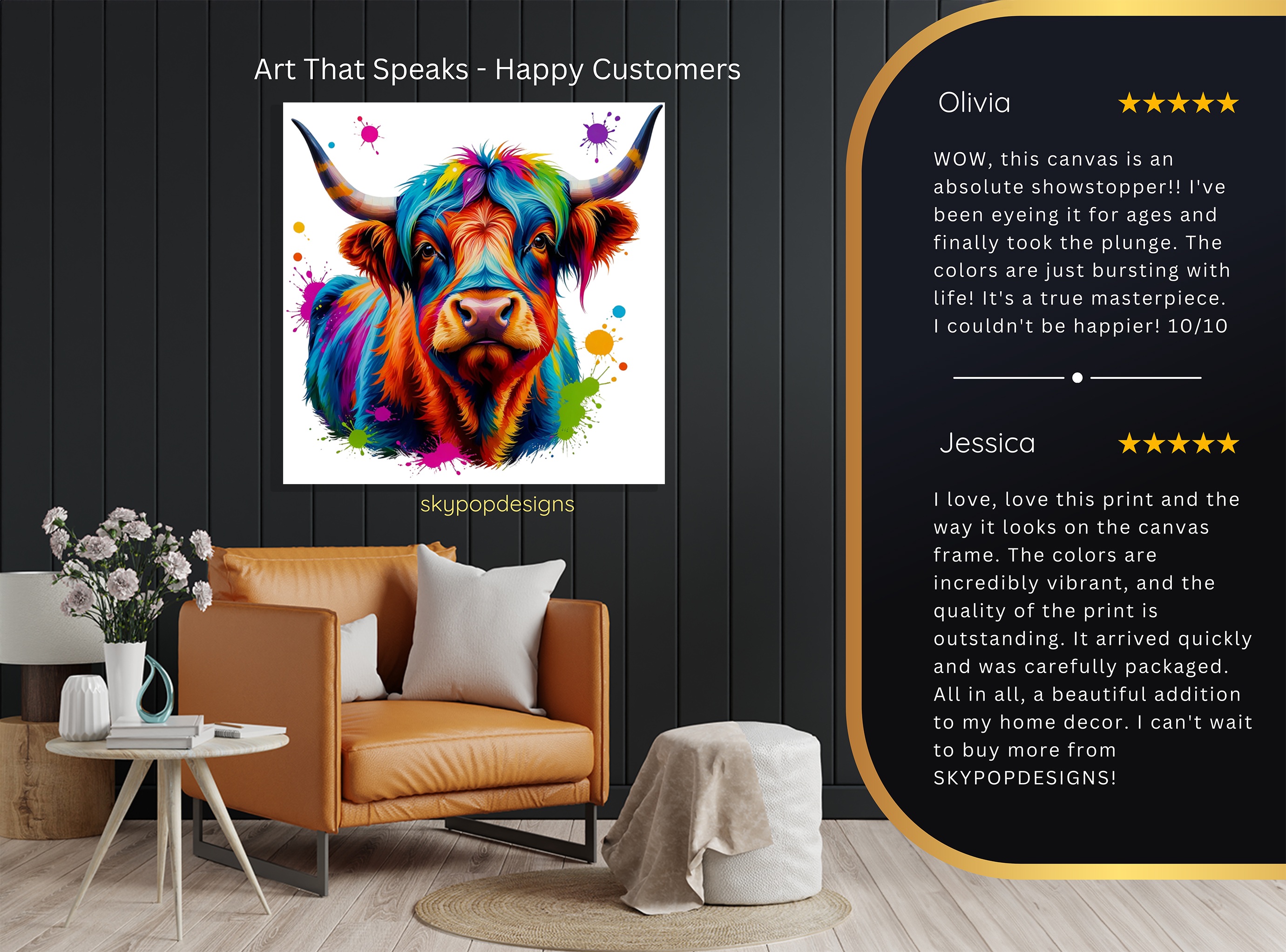 8.jpg Highland Cow Art
