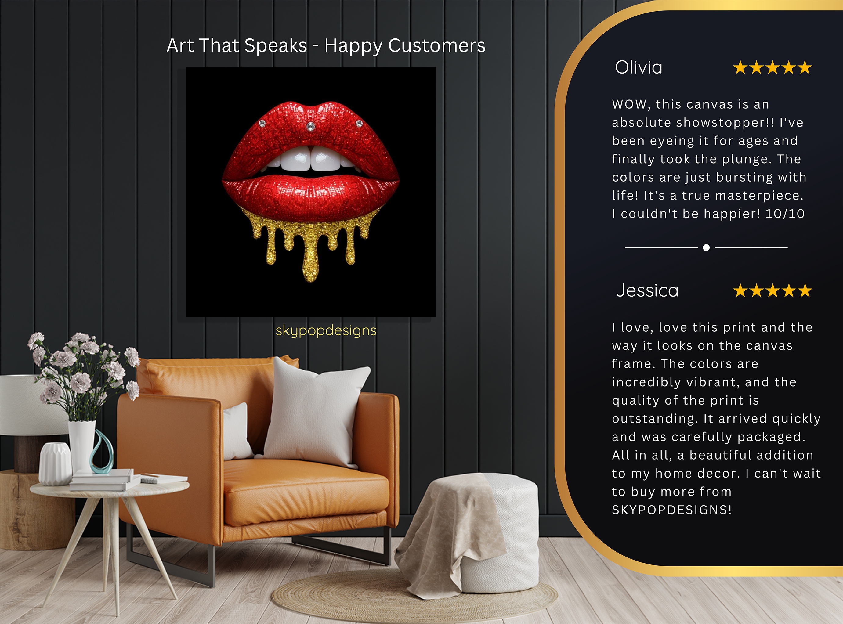 8.jpg Glittering Lips Art