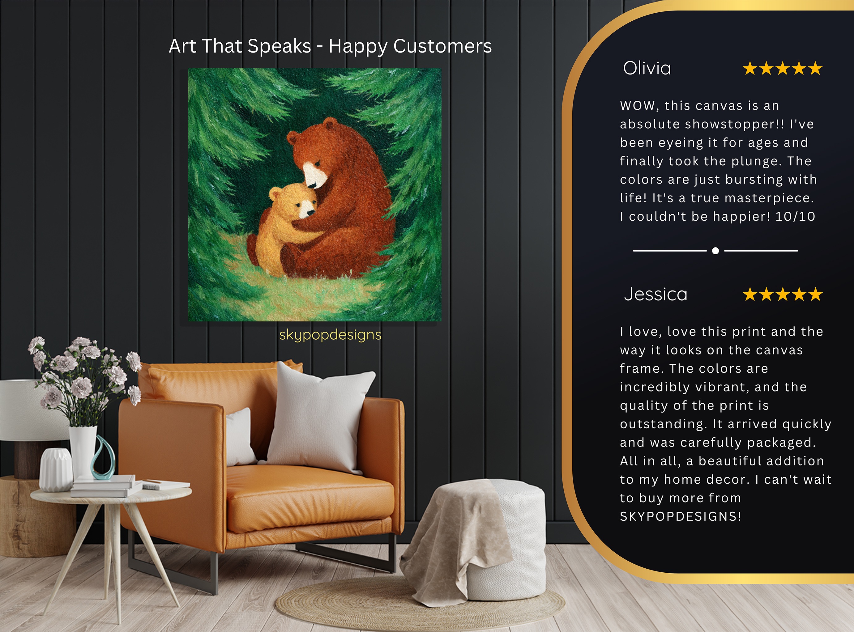 8.jpg Mother and Baby Bear Art