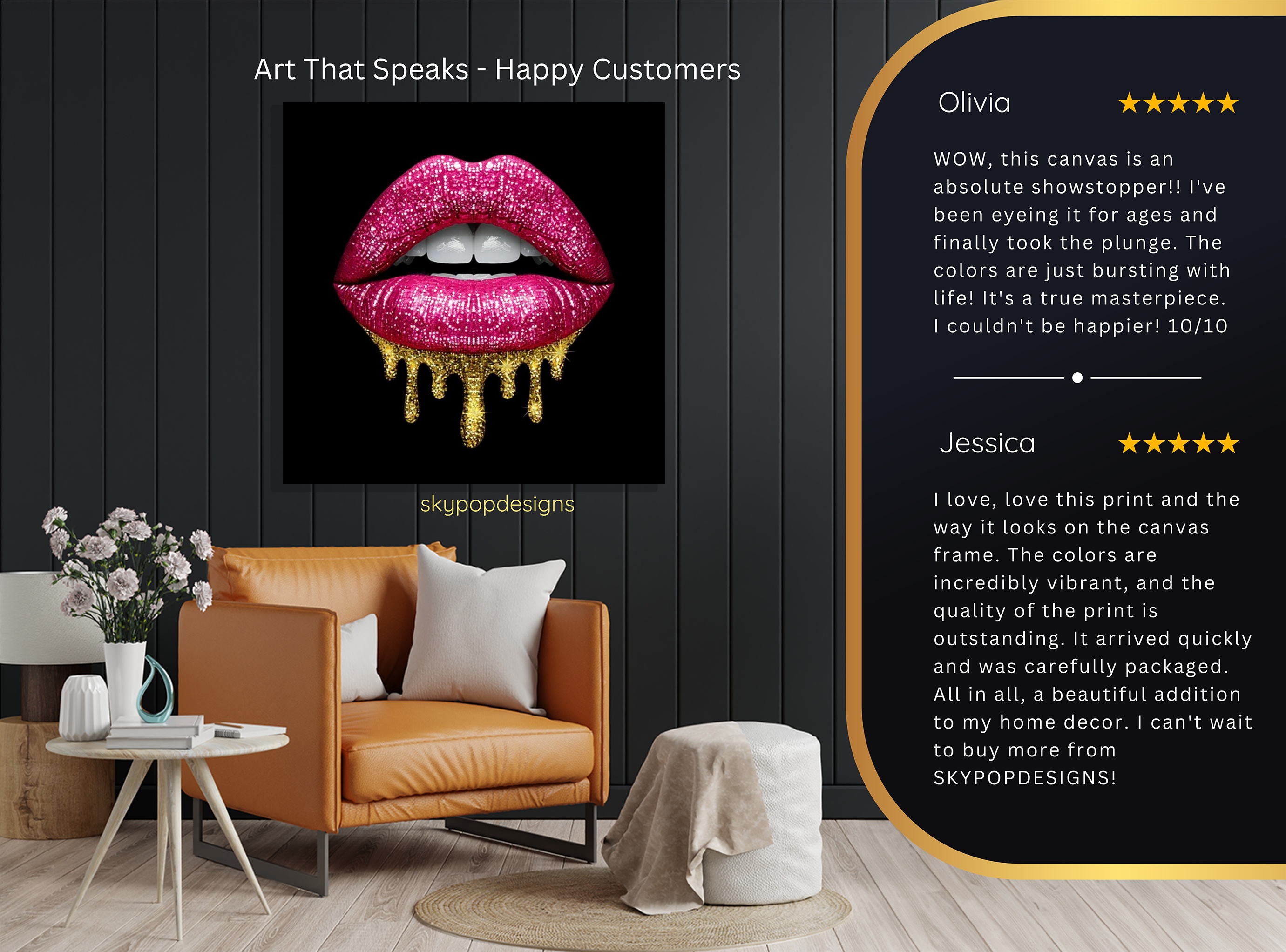 8.jpg Glittery Lips Art