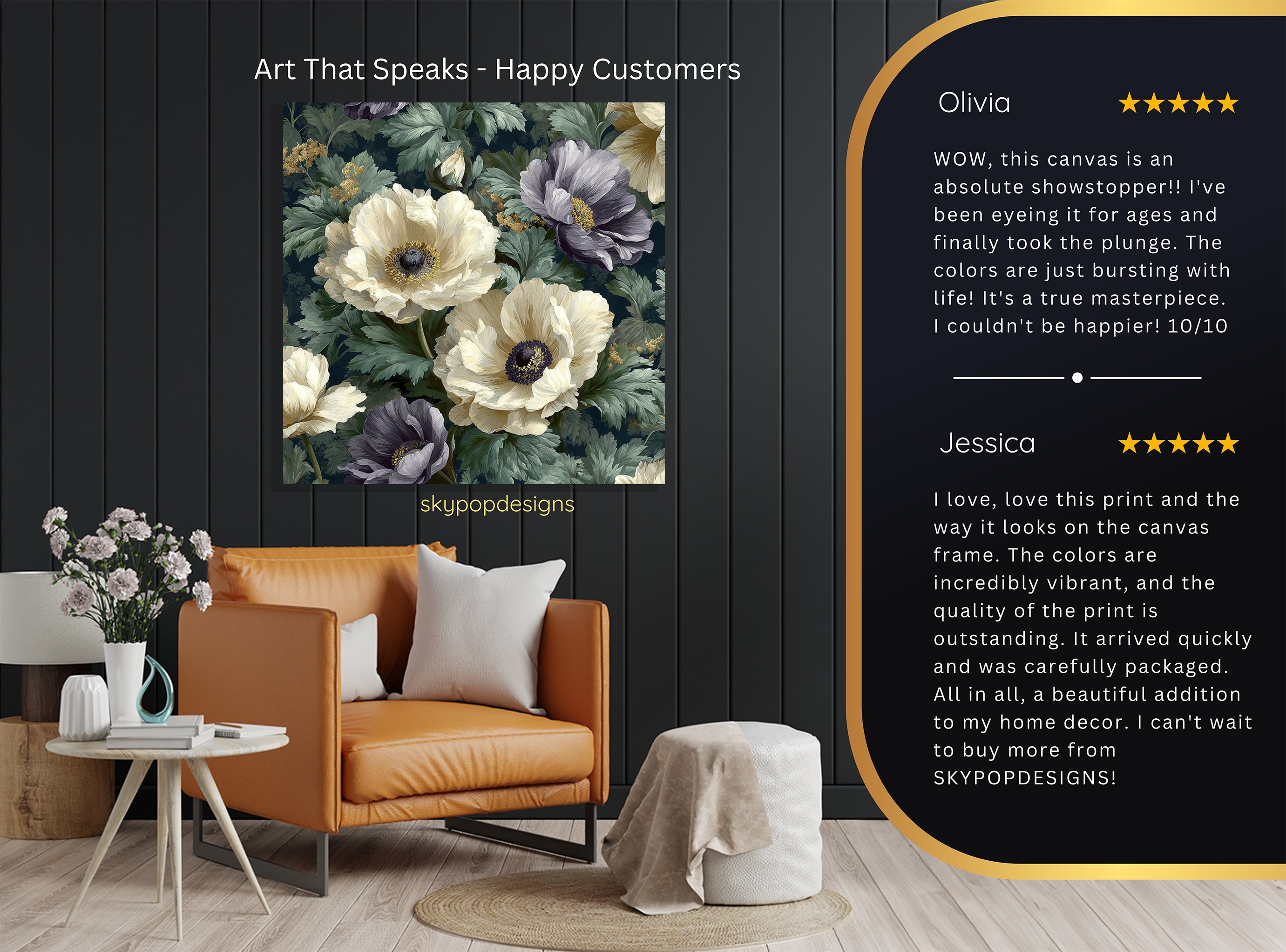 8.jpg Elegant Poppy Bouquet Art