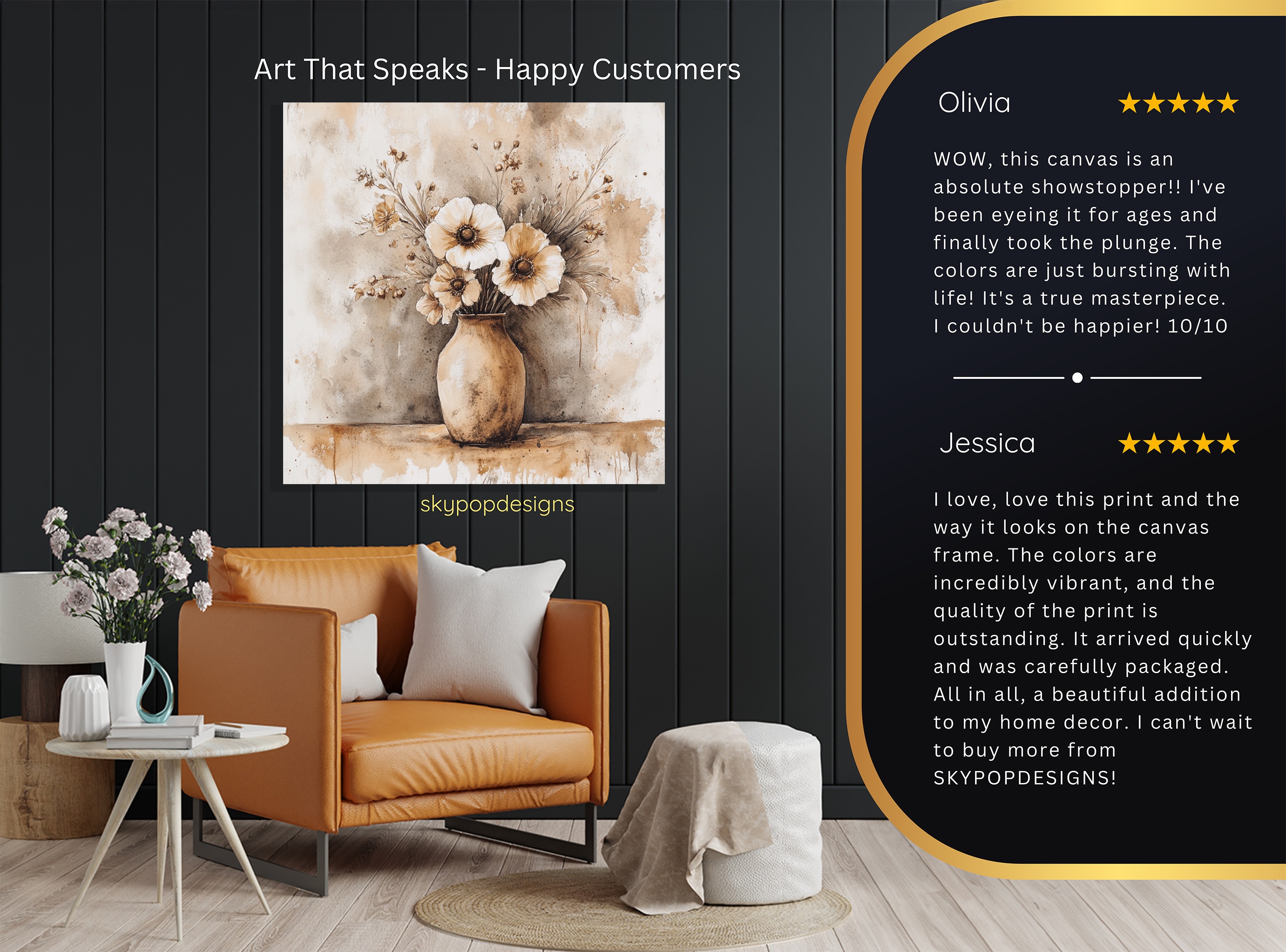 8.jpg Rustic Poppy Vase Art