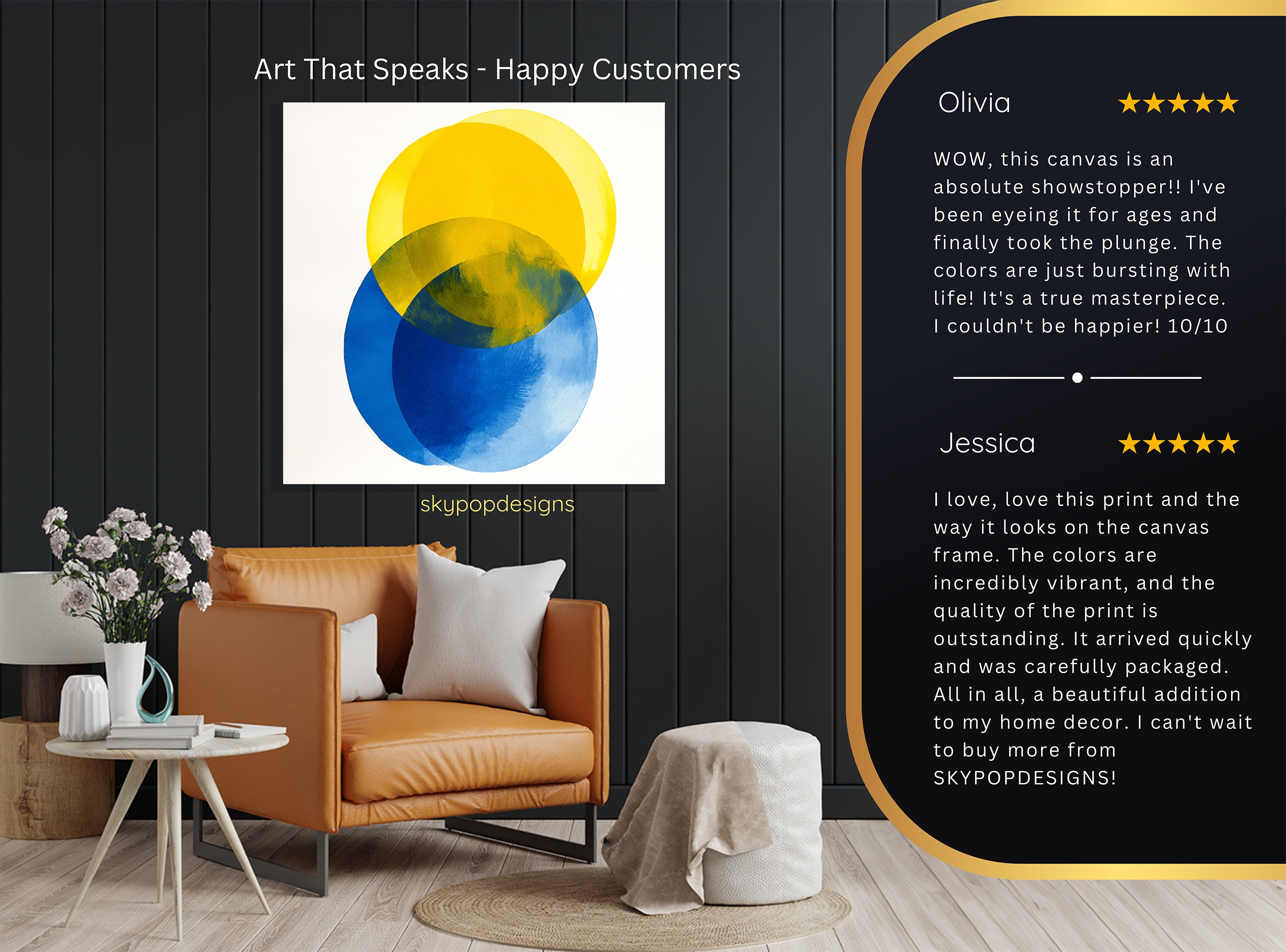 8.jpg Vibrant Circles Abstract Art