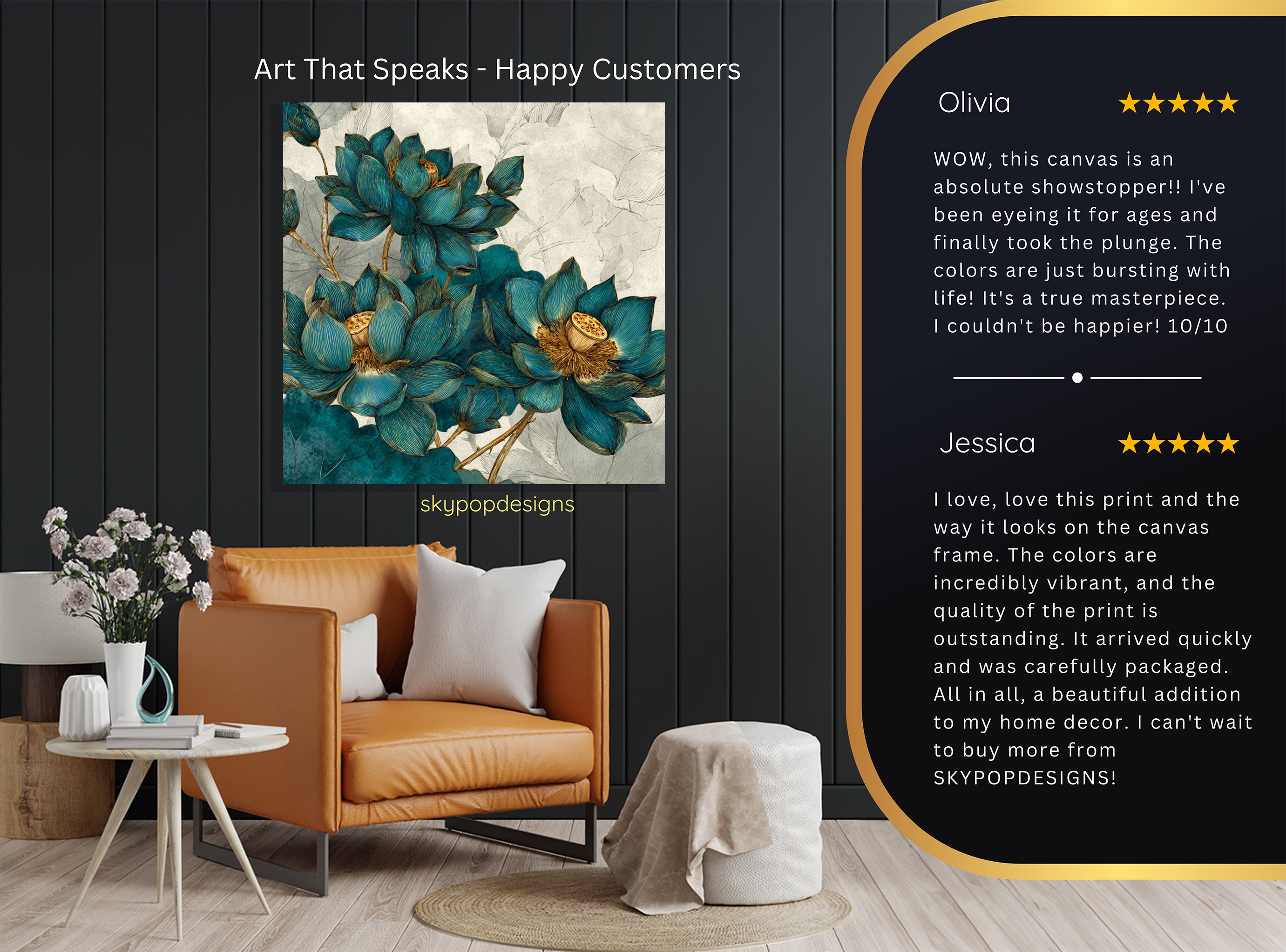 8.jpg Blue Lotus Blooms Art