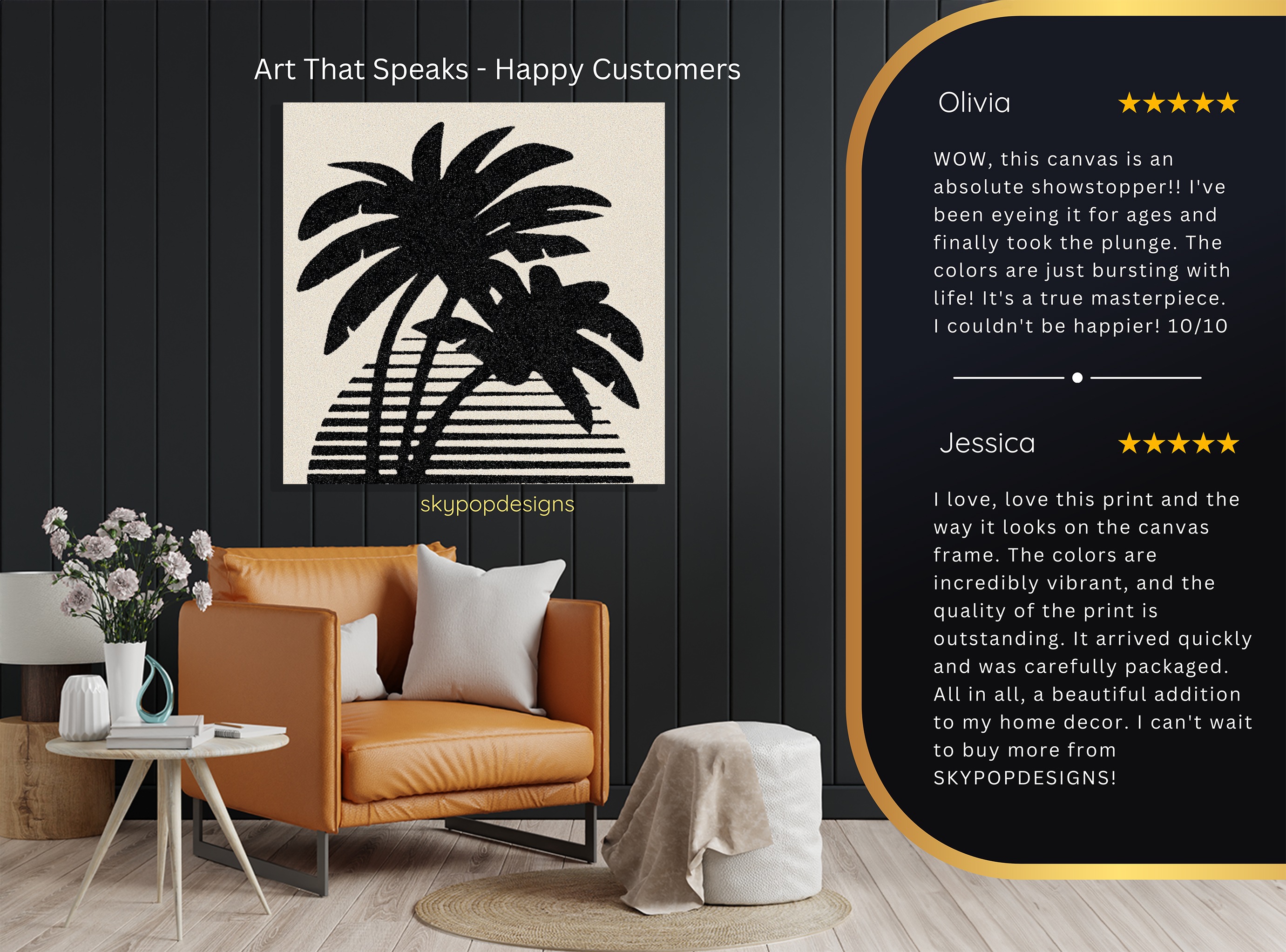 8.jpg Tropical Palm Silhouette Art