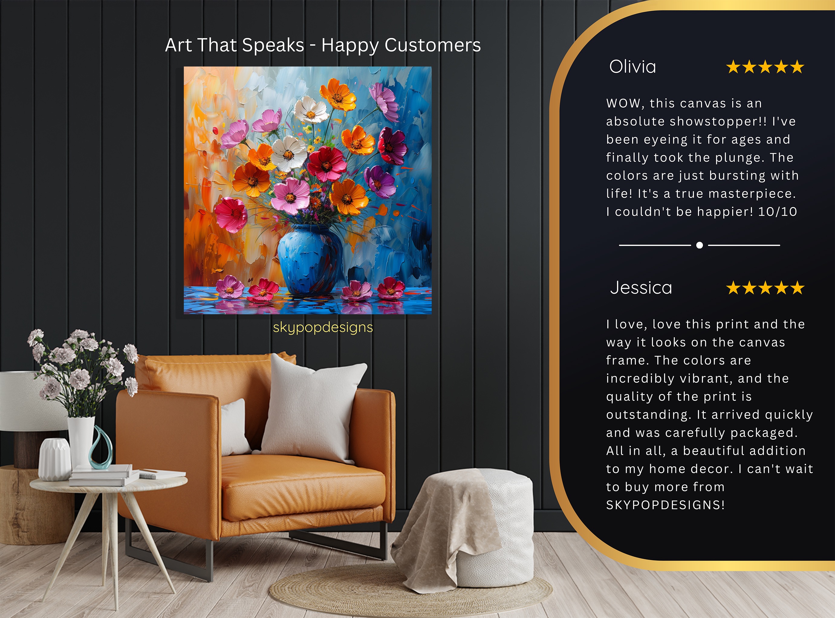 8.jpg Vibrant Wildflower Bouquet Art