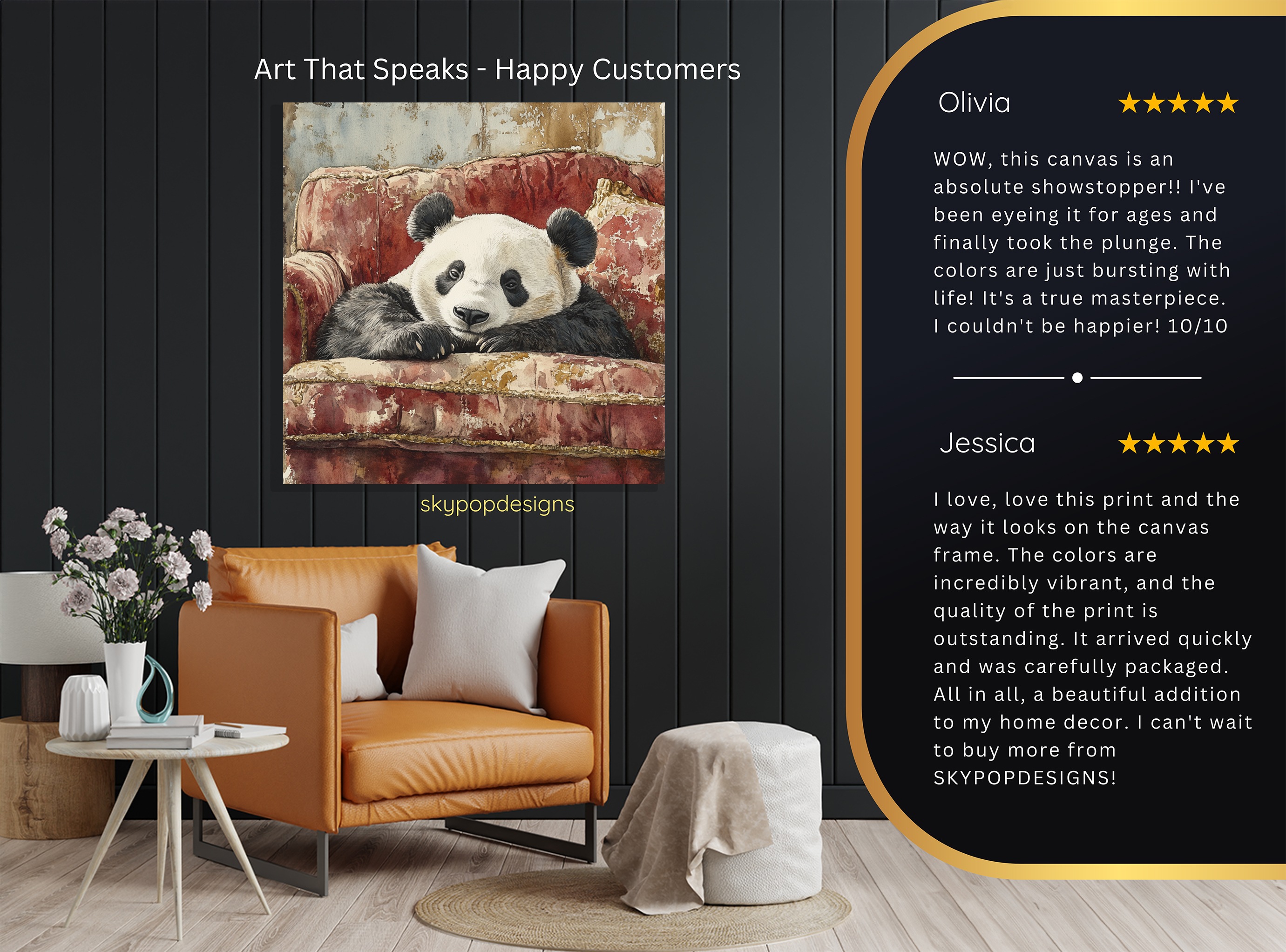 8.jpg Panda Couch Art