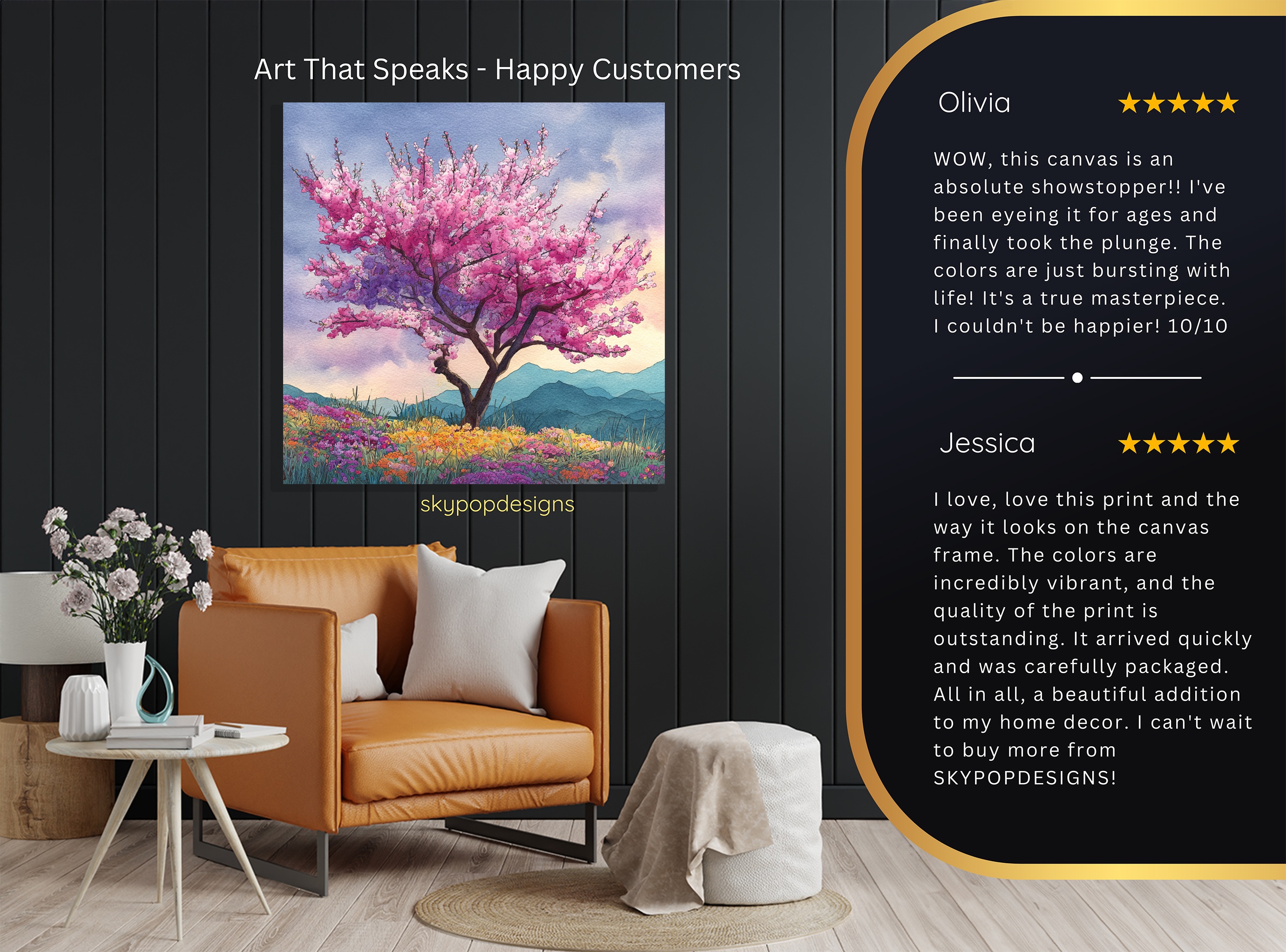 8.jpg Cherry Blossom Mountain Art