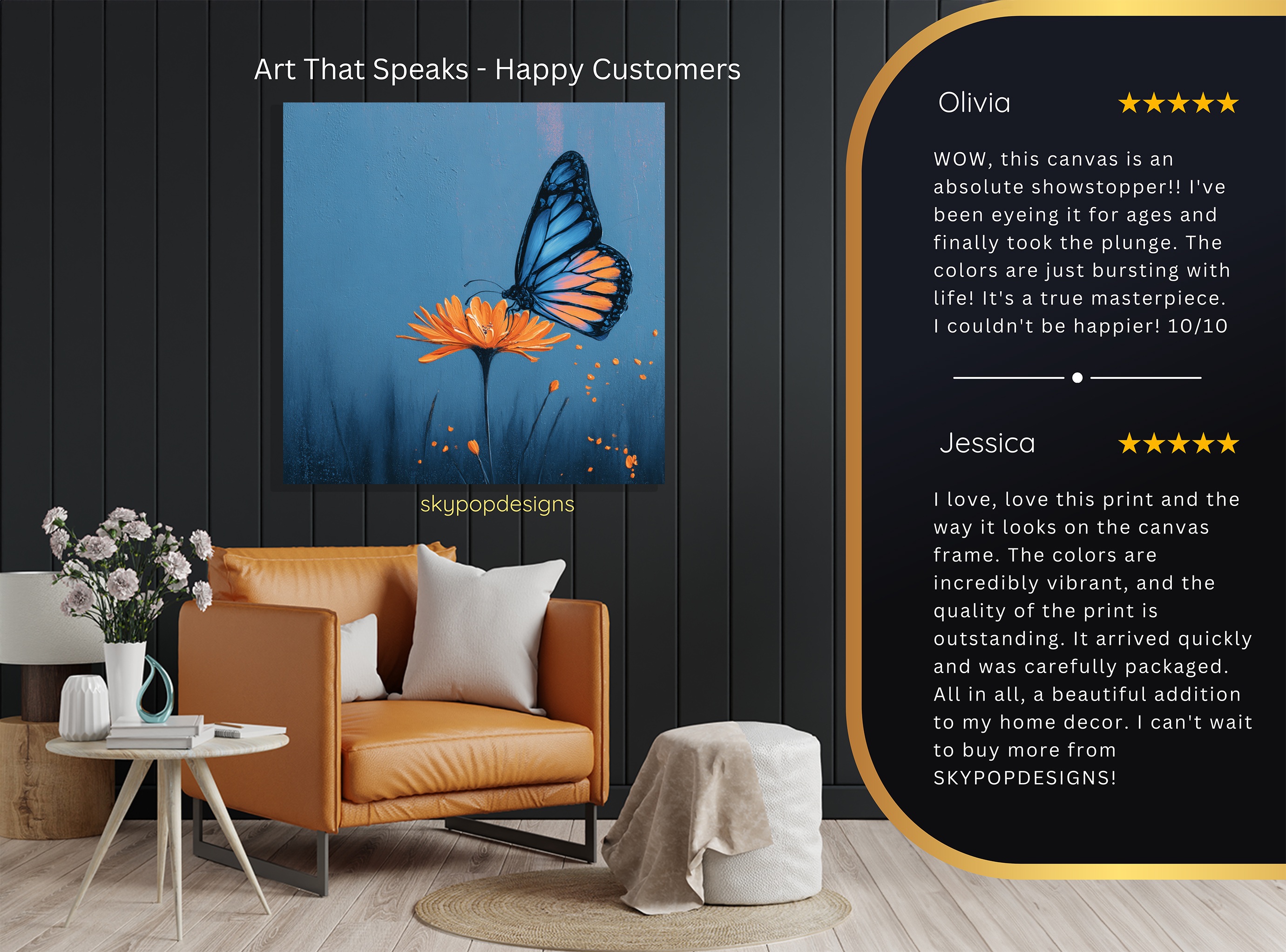 8.jpg Butterfly Flower Art