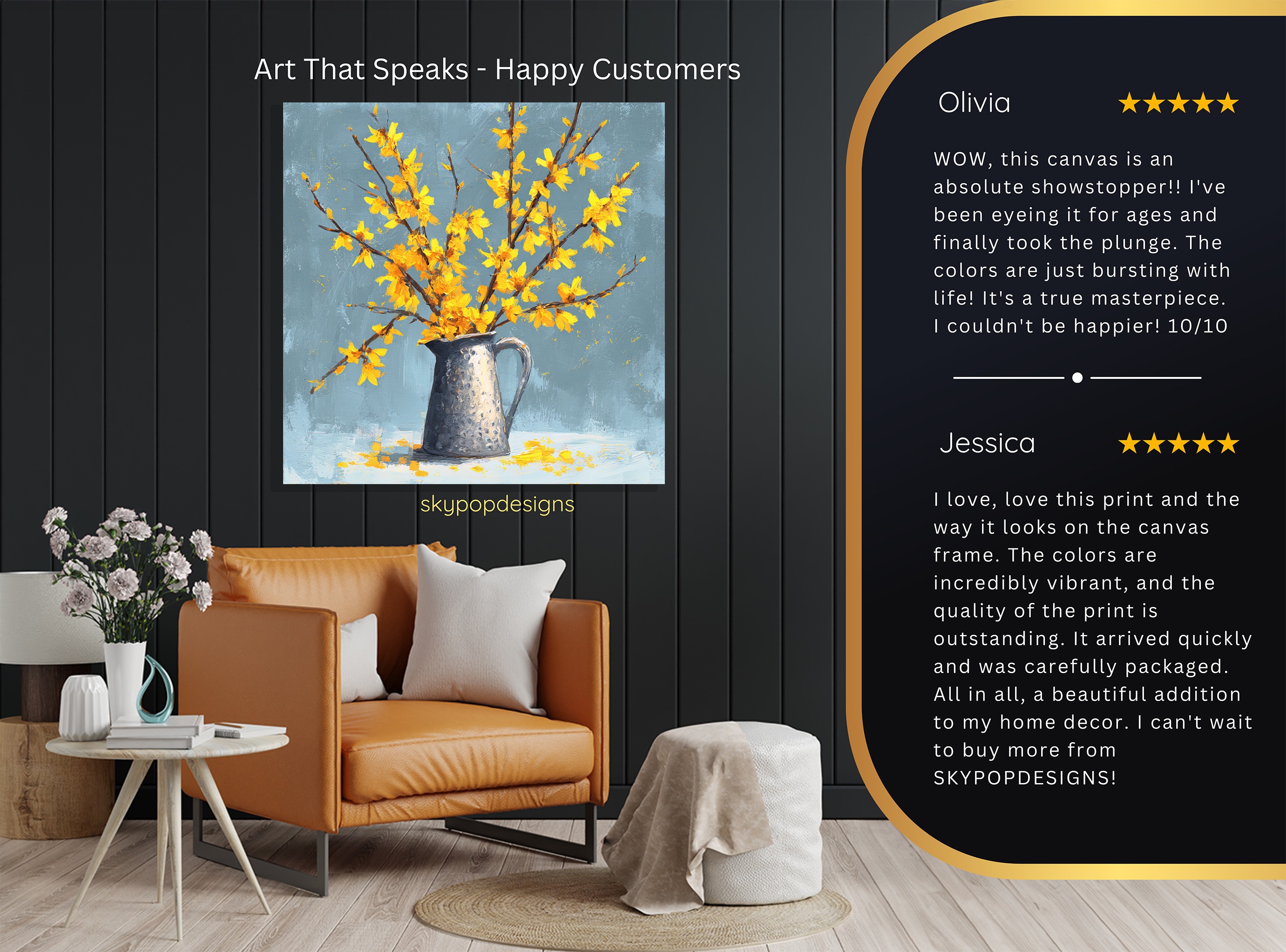 8.jpg Forsythia Pitcher Art