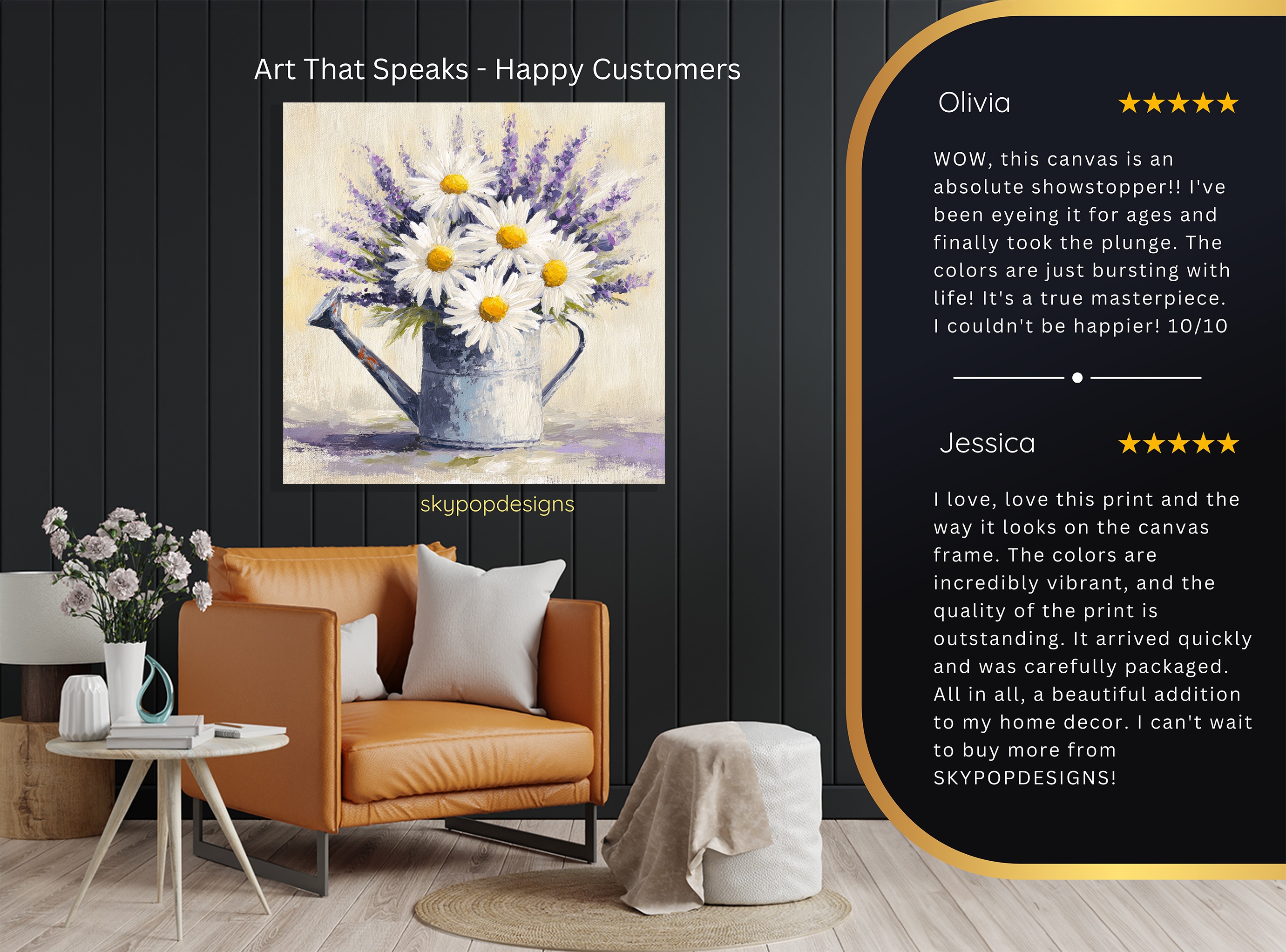 8.jpg Daisy and Lavender Art