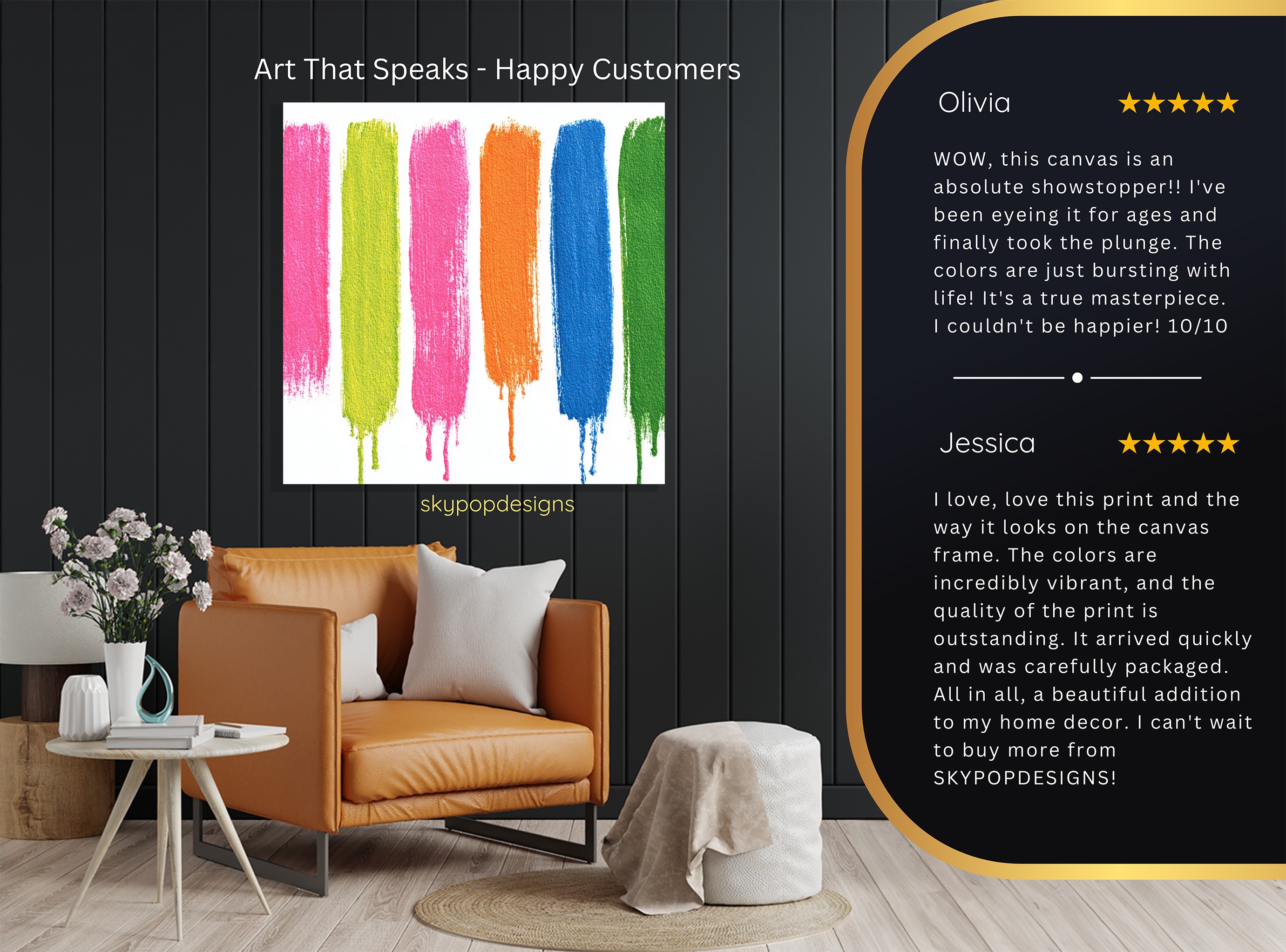 8.jpg Vibrant Brushstrokes Art