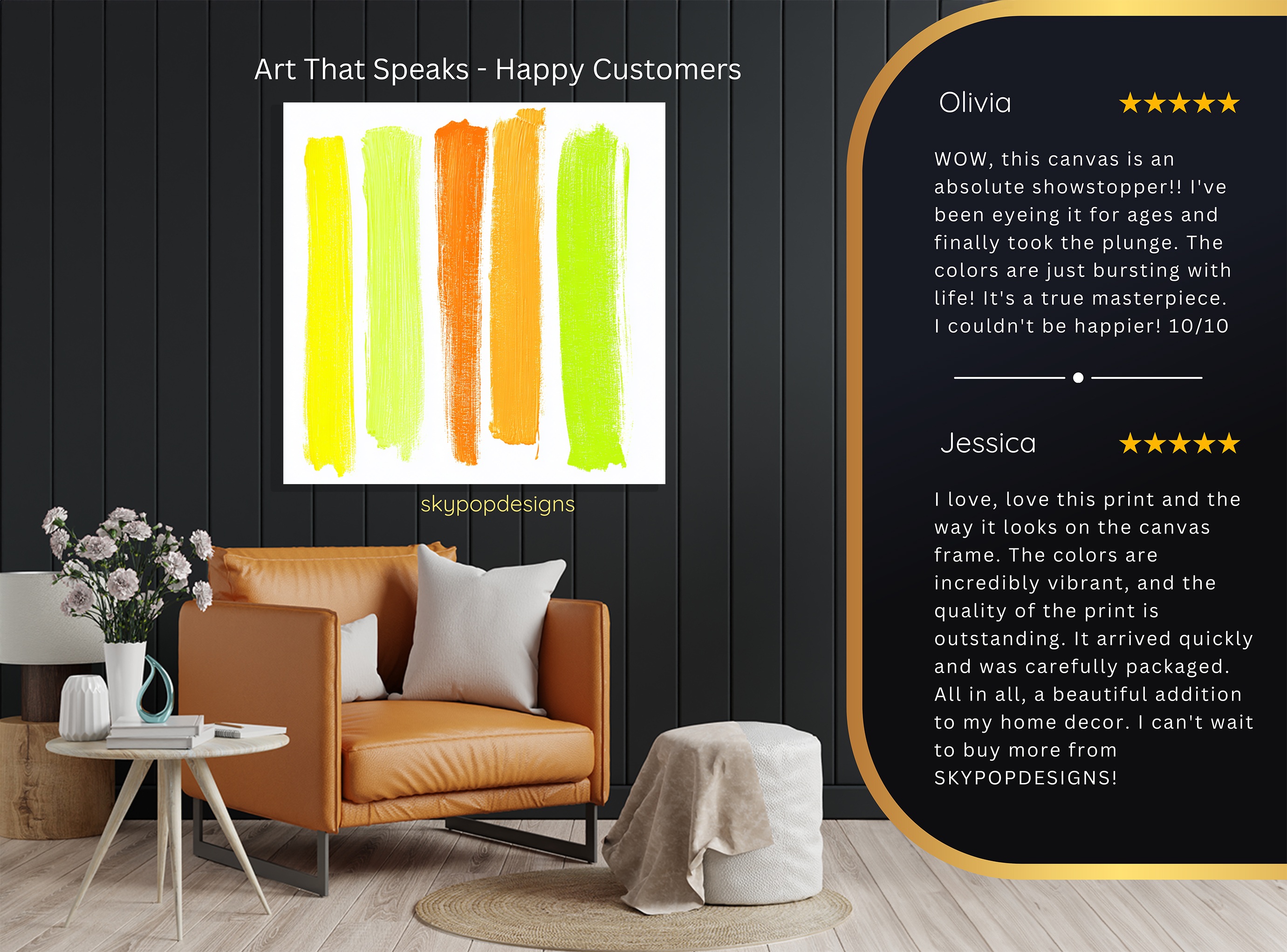 8.jpg Citrus Stripes Art