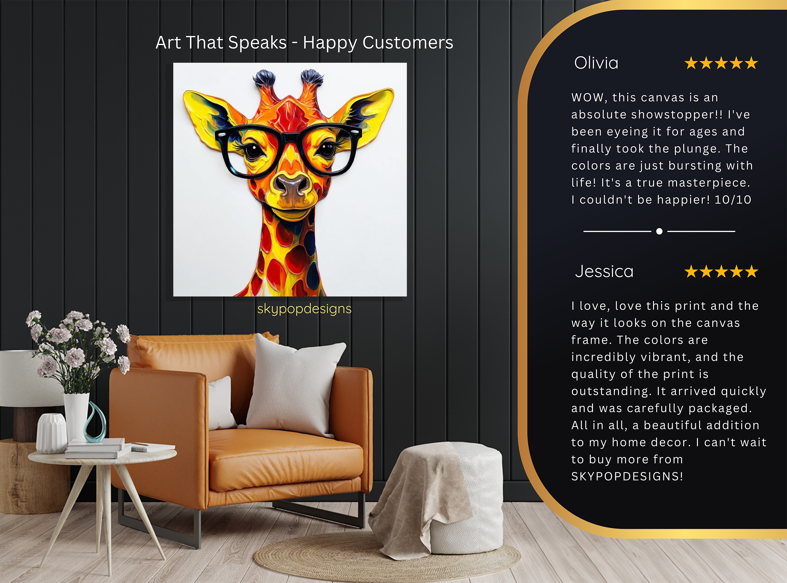 8.jpg Giraffe Art