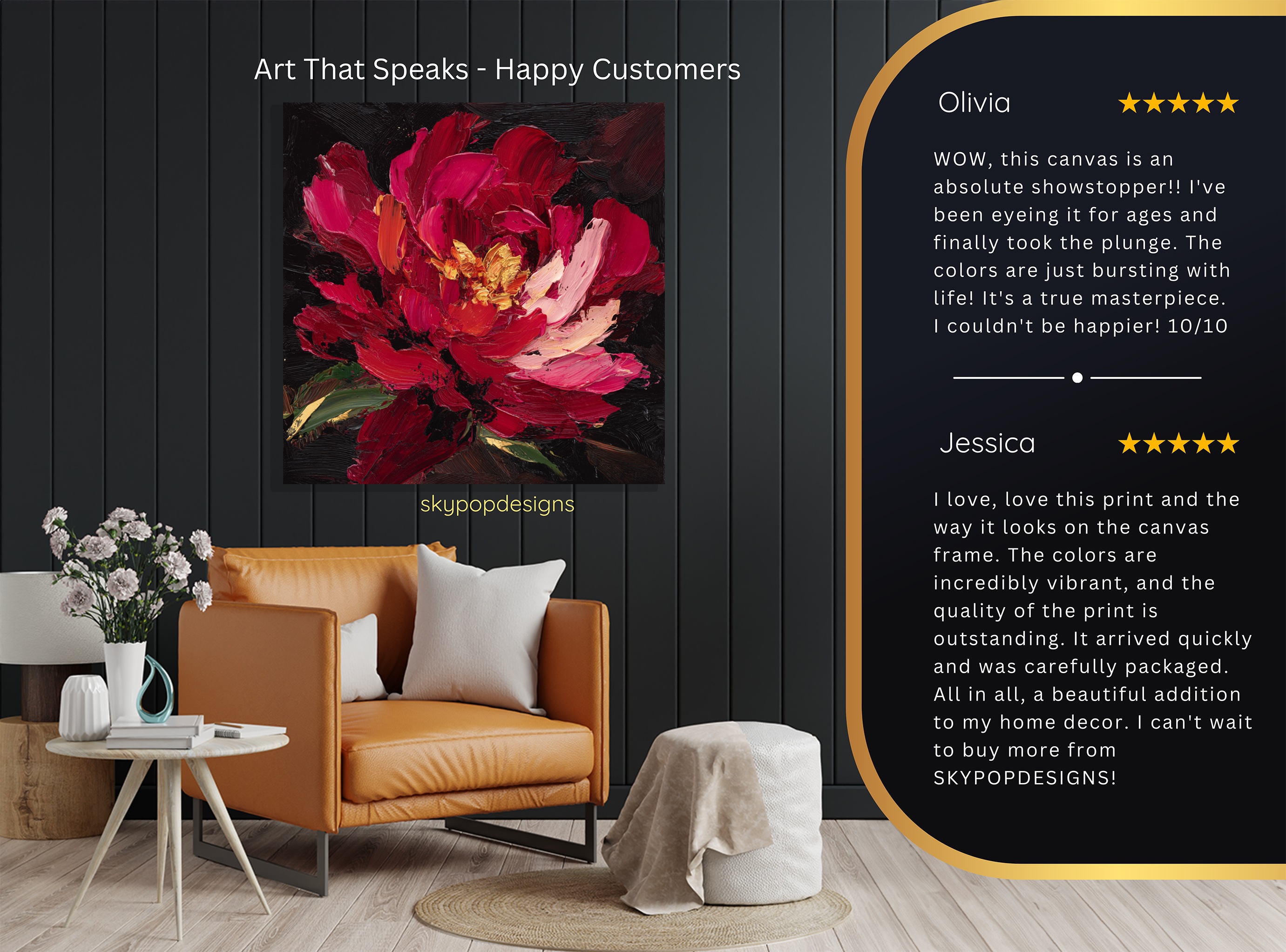 8.jpg Vibrant Red Peony Art