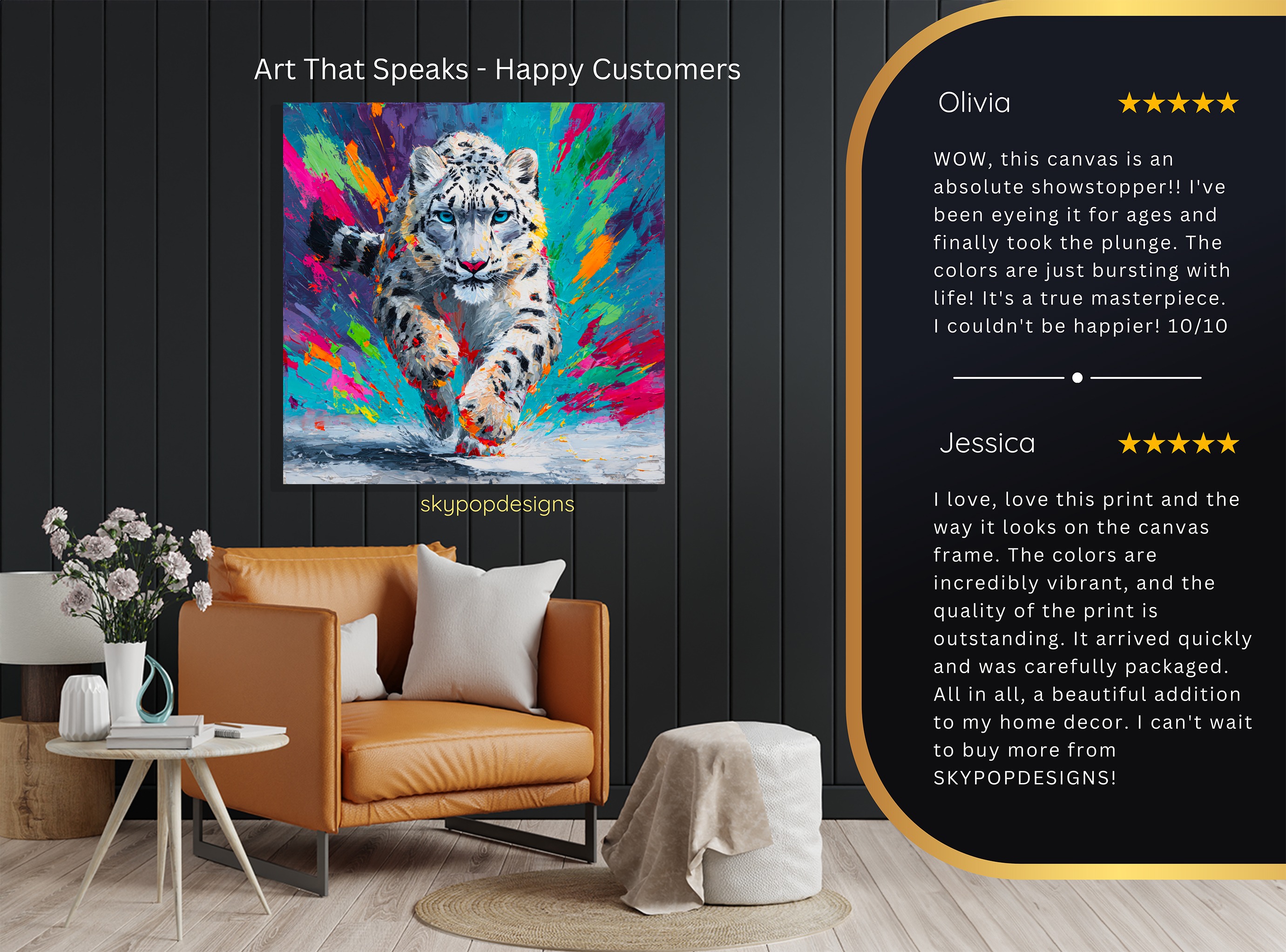 8.jpg Snow Leopard Art