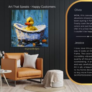 Duck Bath Time Art