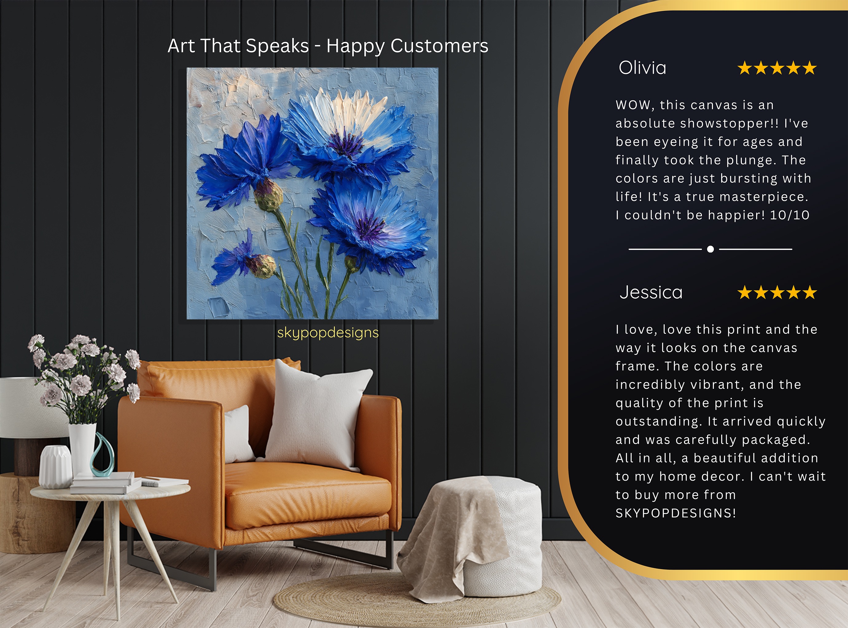 8.jpg Blue Cornflower Art