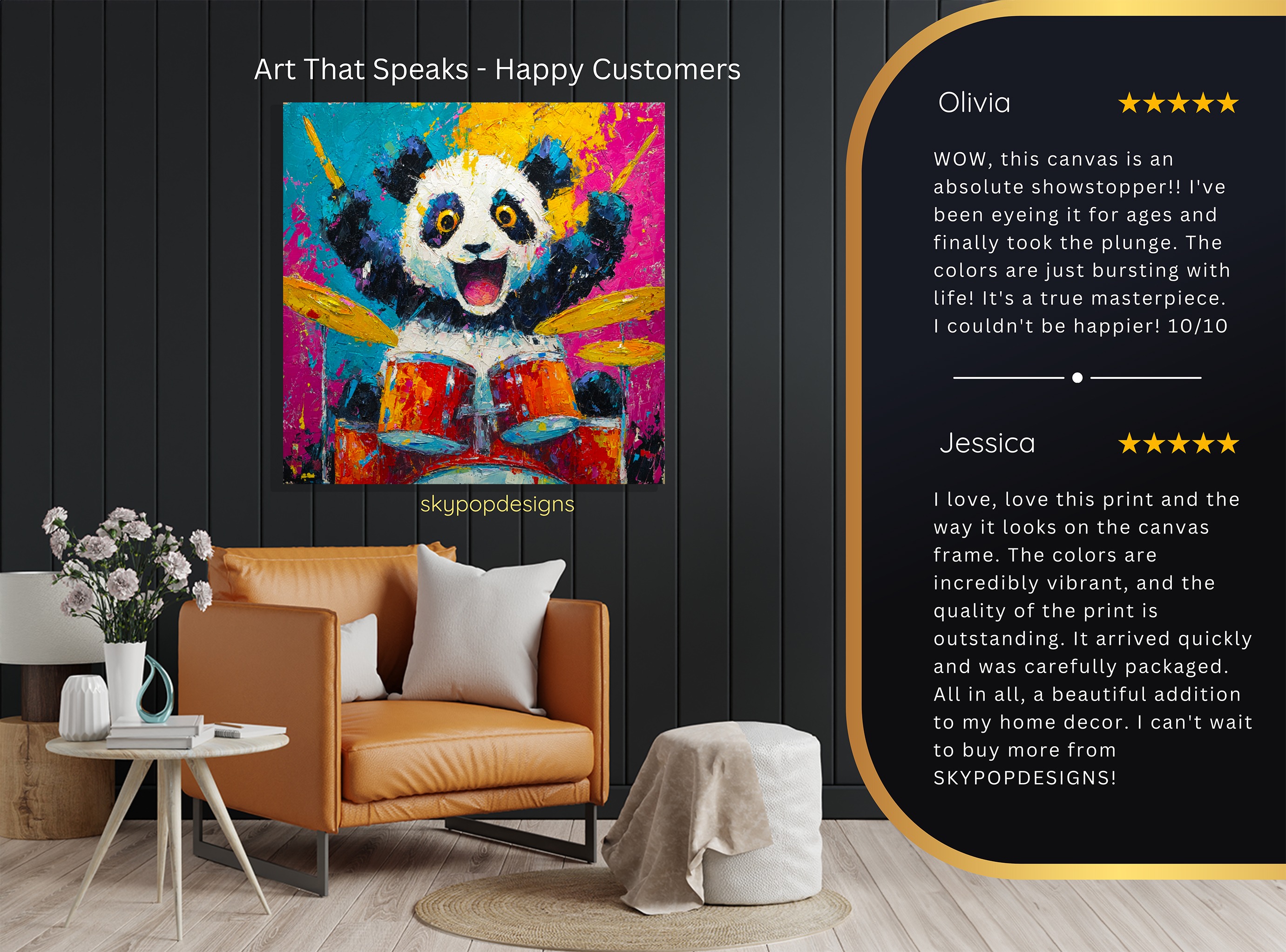 8.jpg Panda Drummer Art
