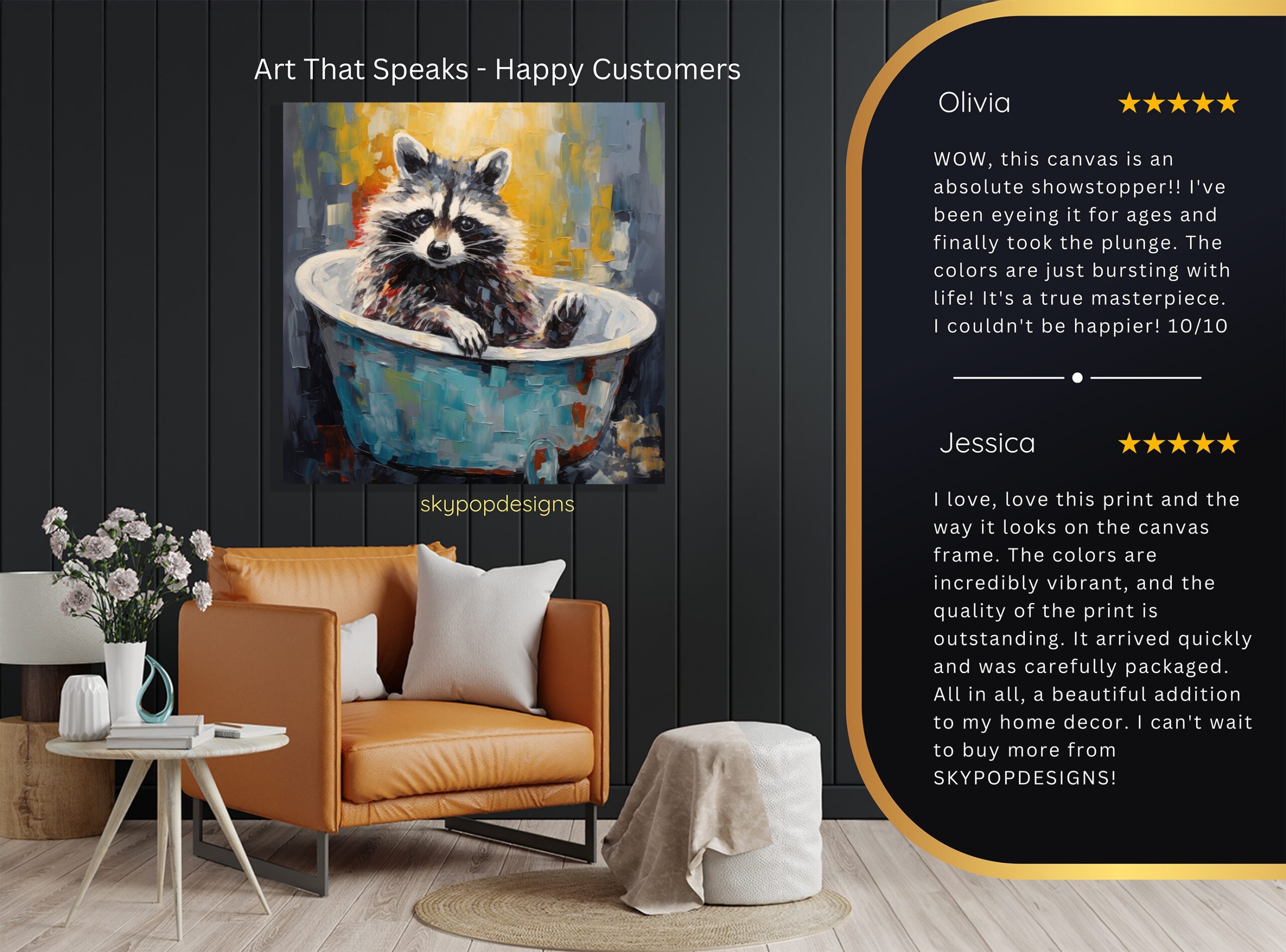 8.jpg Raccoon Art