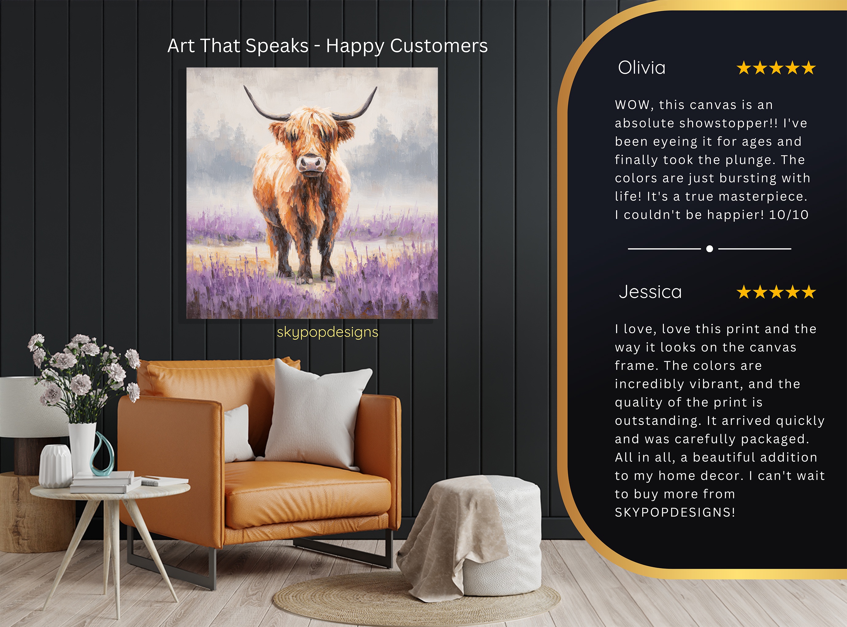 8.jpg Highland Cow Art
