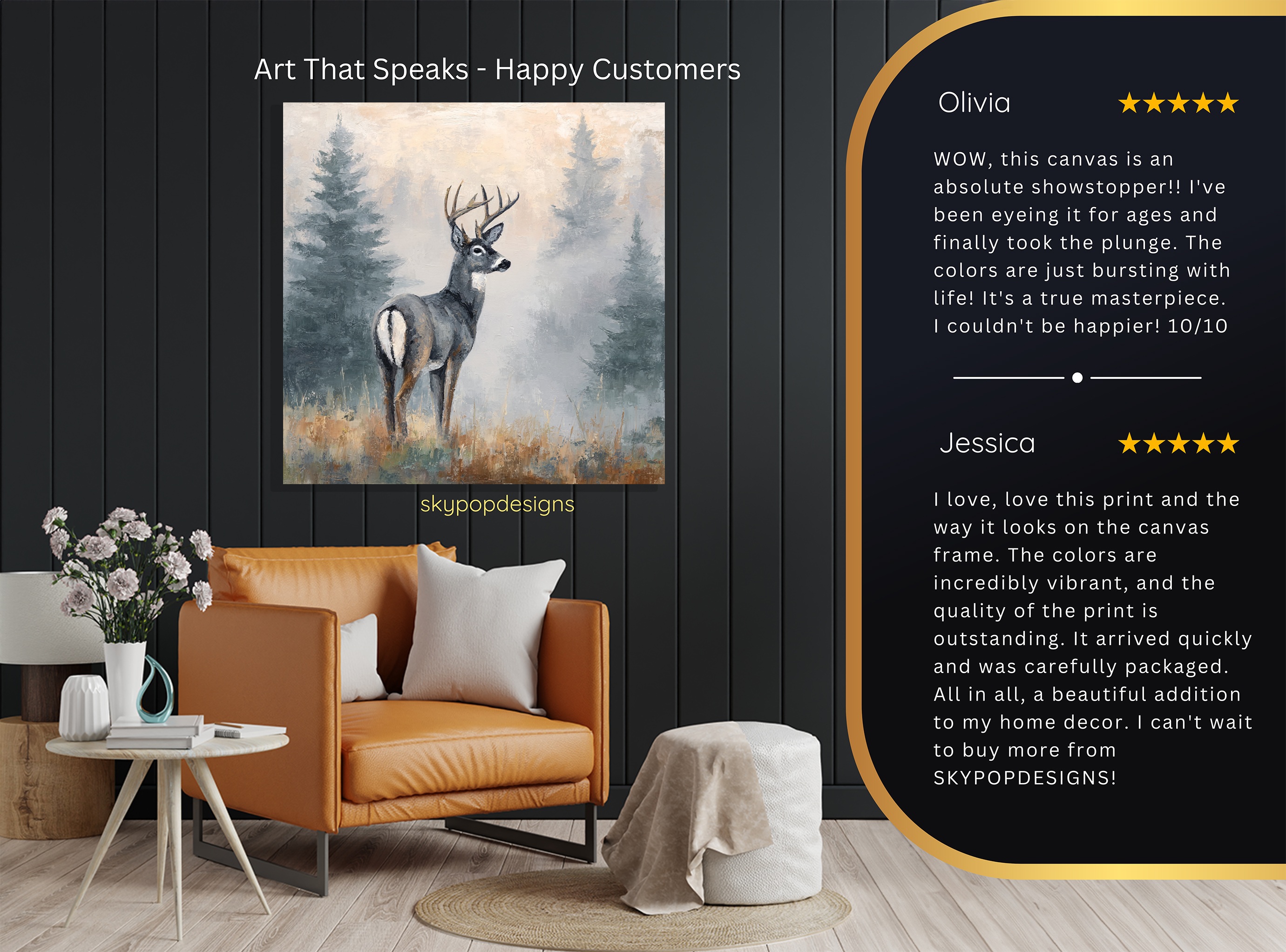 8.jpg Deer Art
