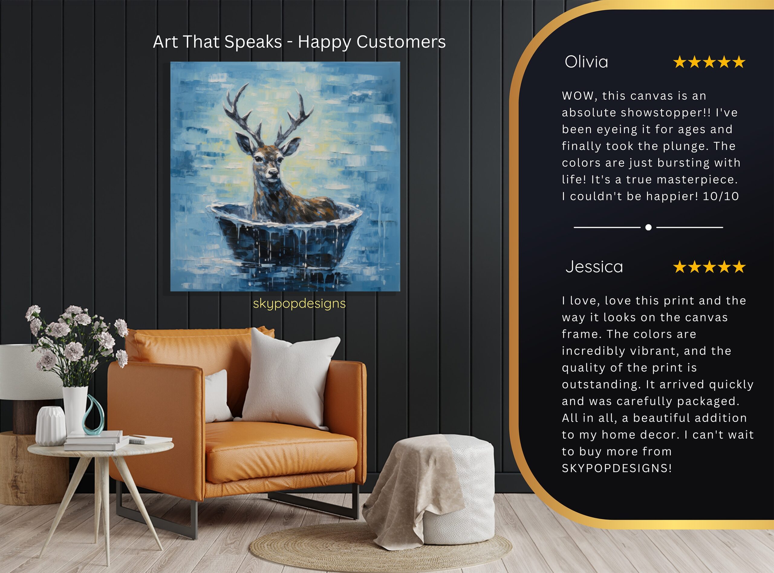 8.jpg Deer Art