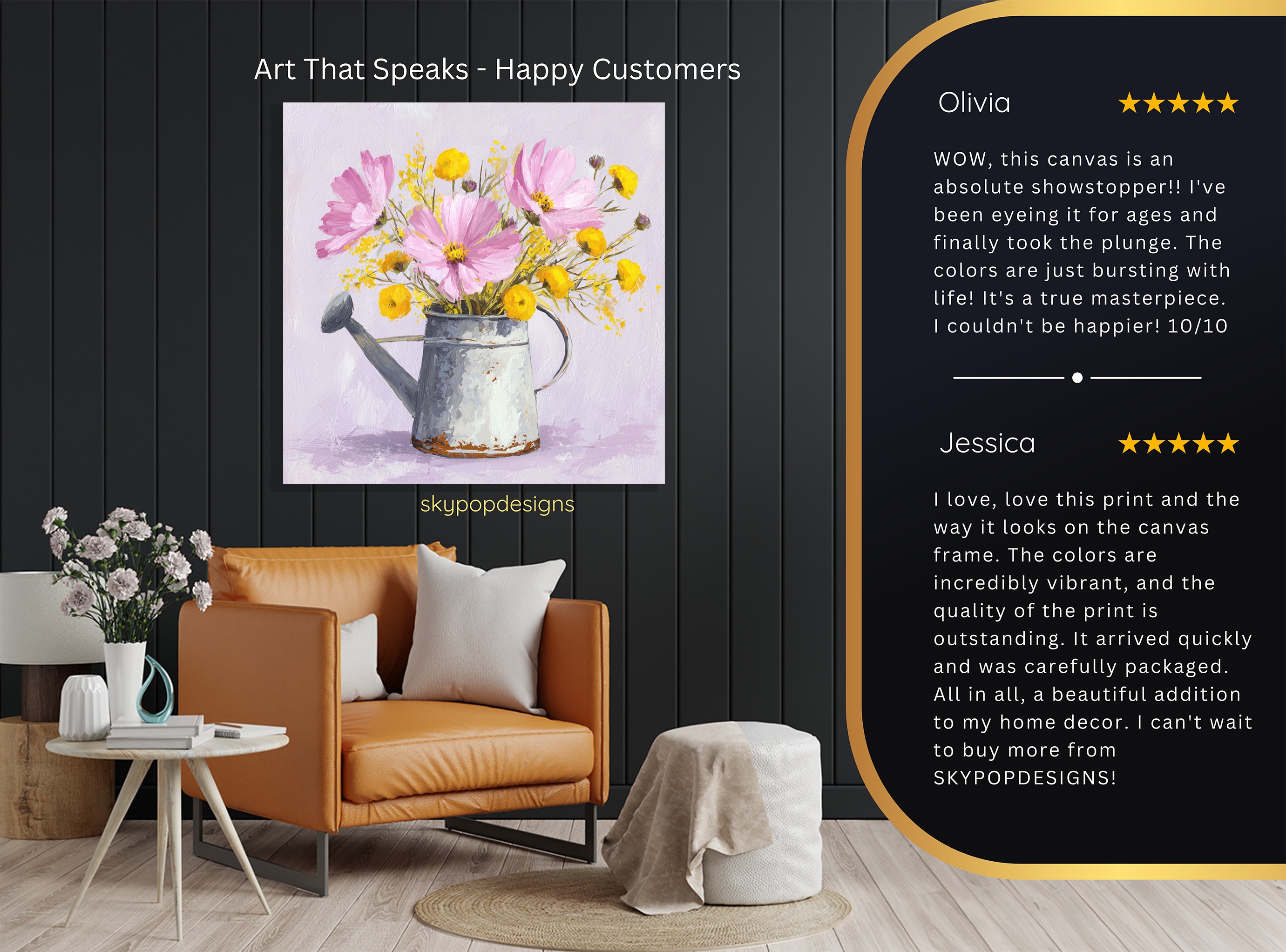 8.jpg Rustic Watering Can Bouquet Art