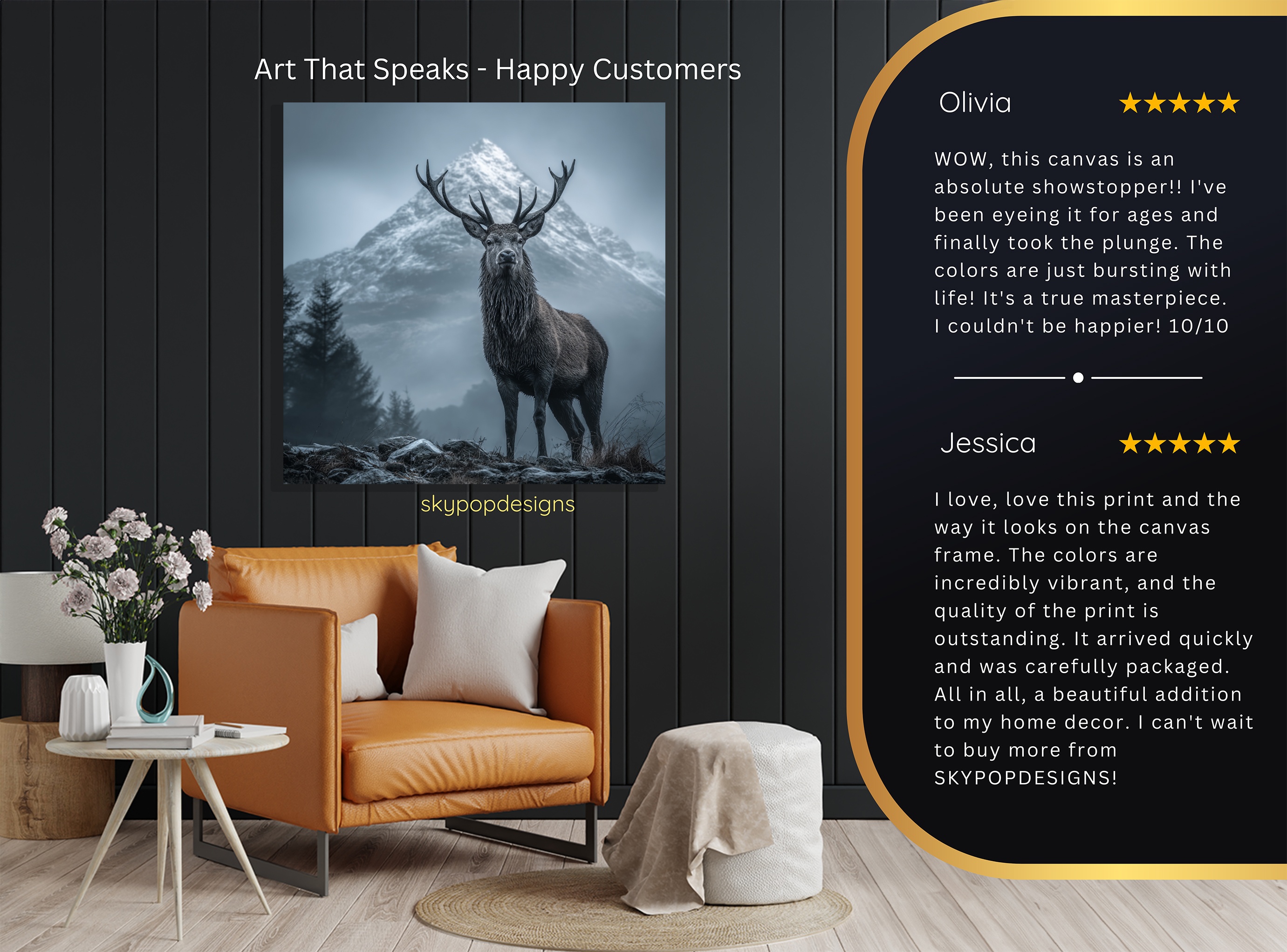 8.jpg Deer Art