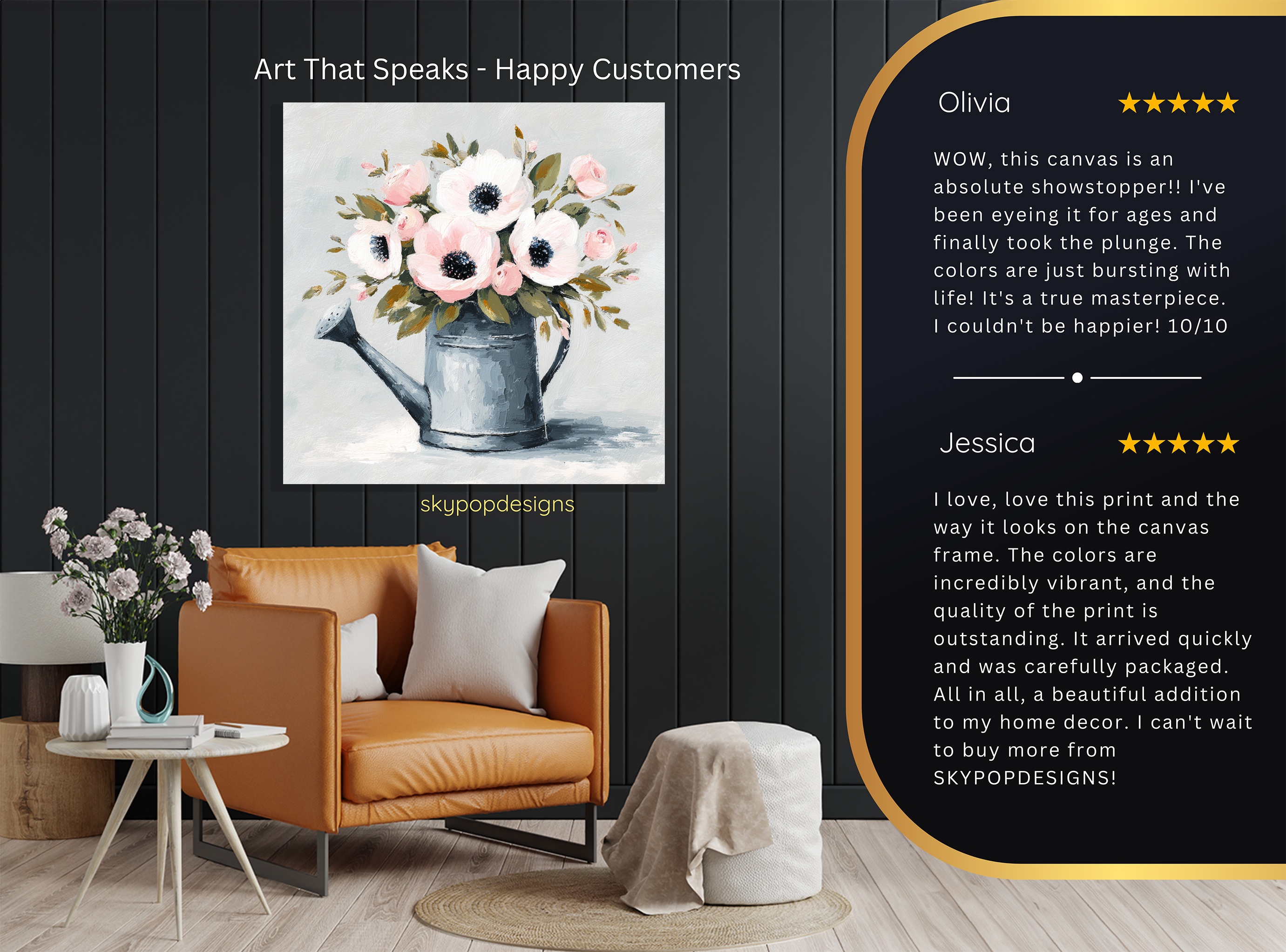 8.jpg Watering Can Floral Art