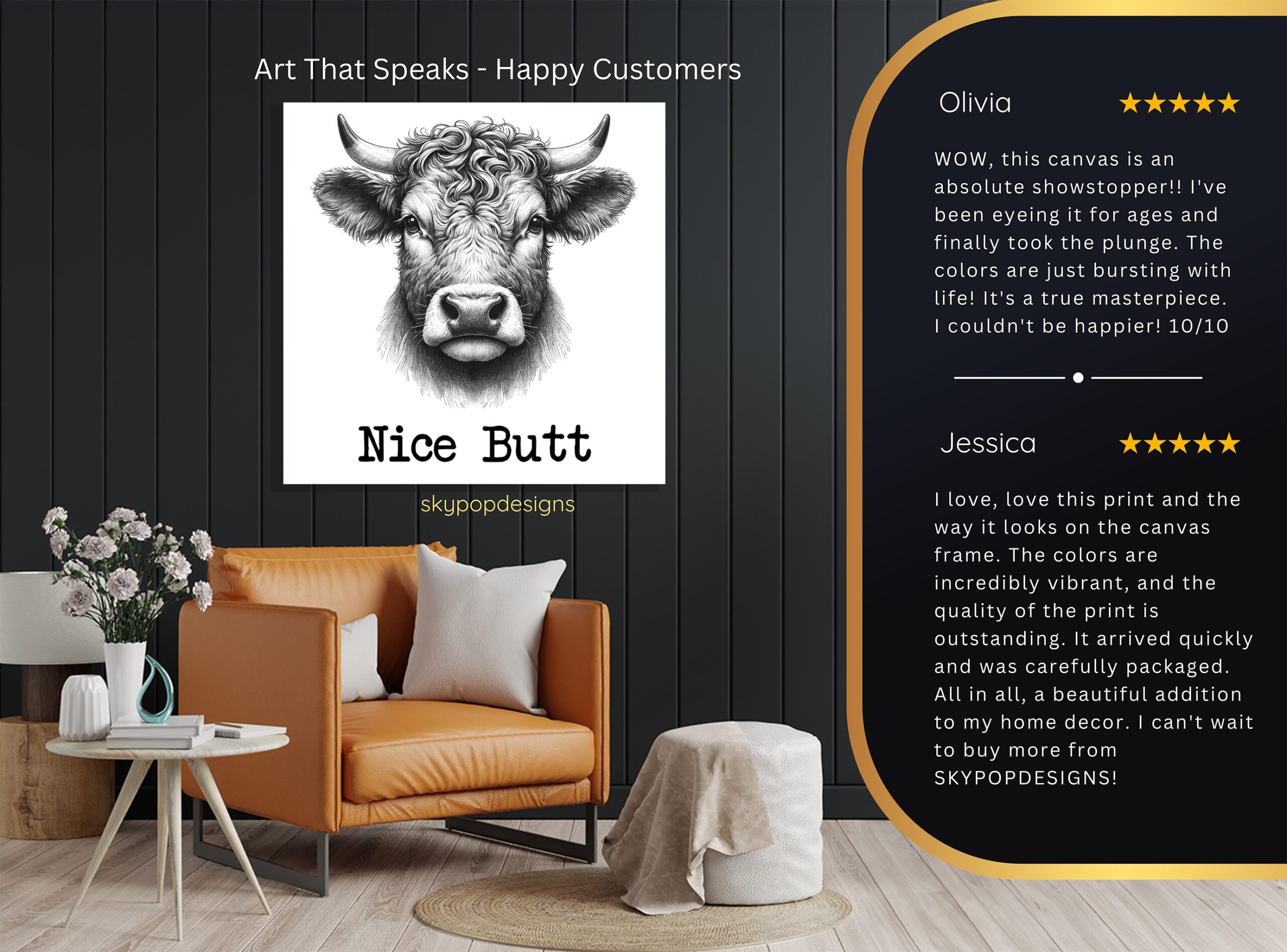 8.jpg Highland Cow Art