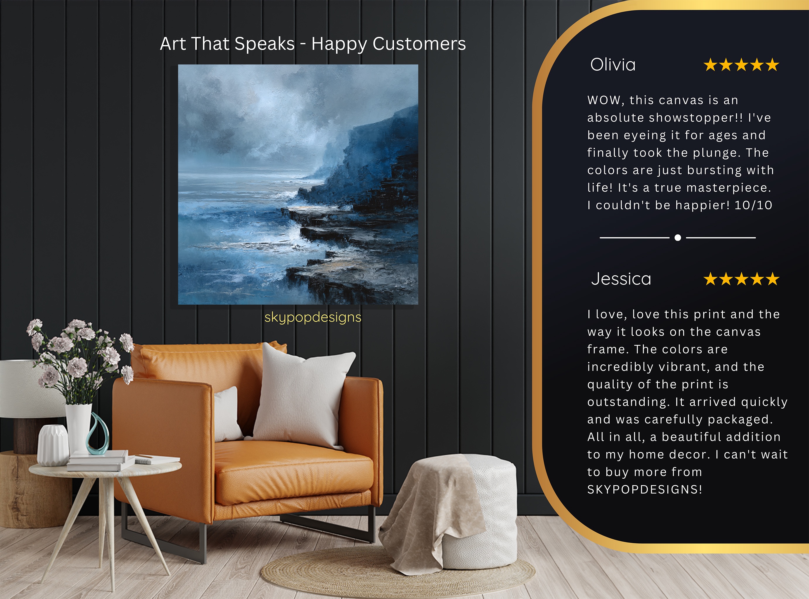 8.jpg Stormy Coastal Cliffs Art