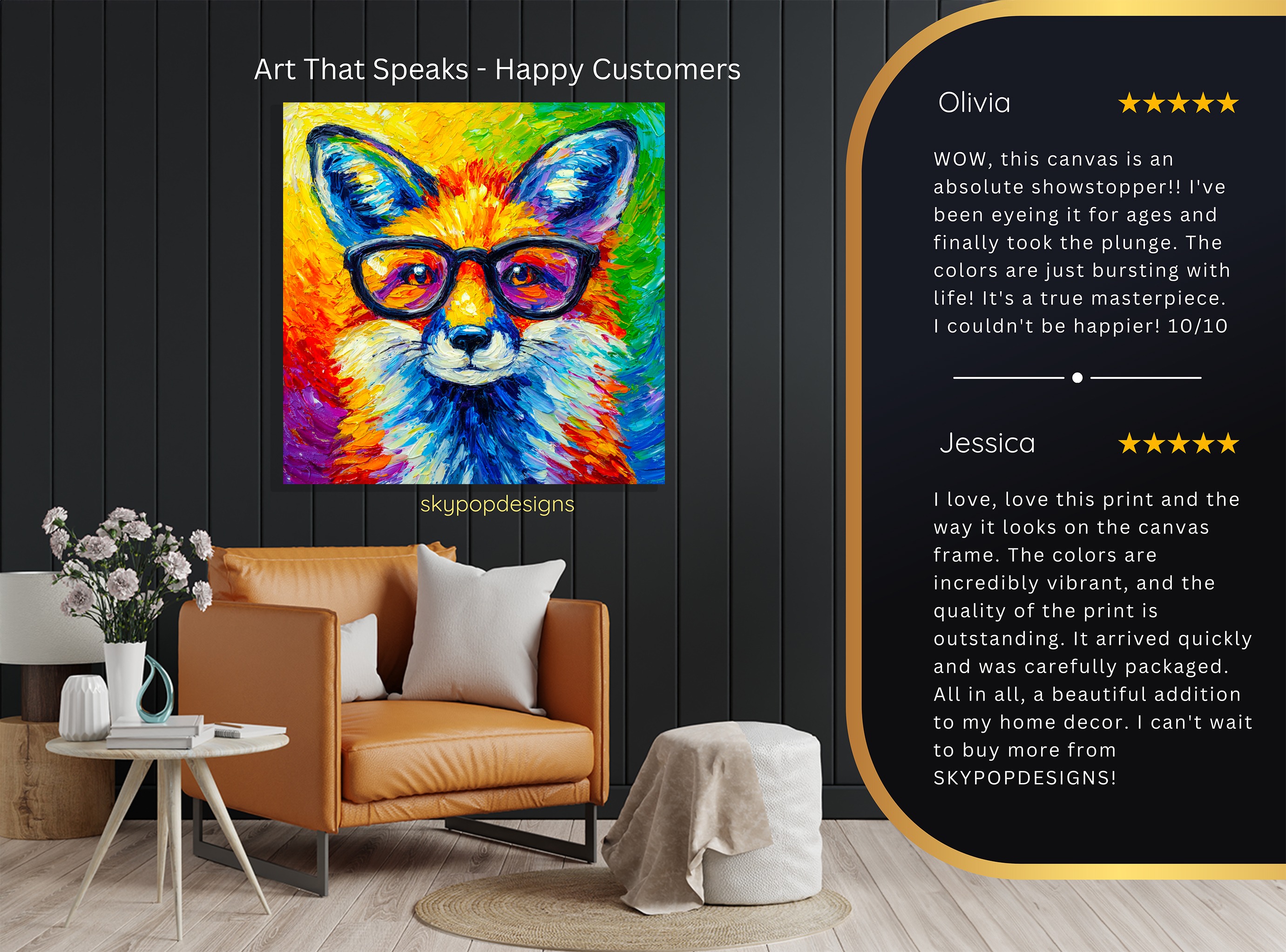 8.jpg Colorful Fox Art