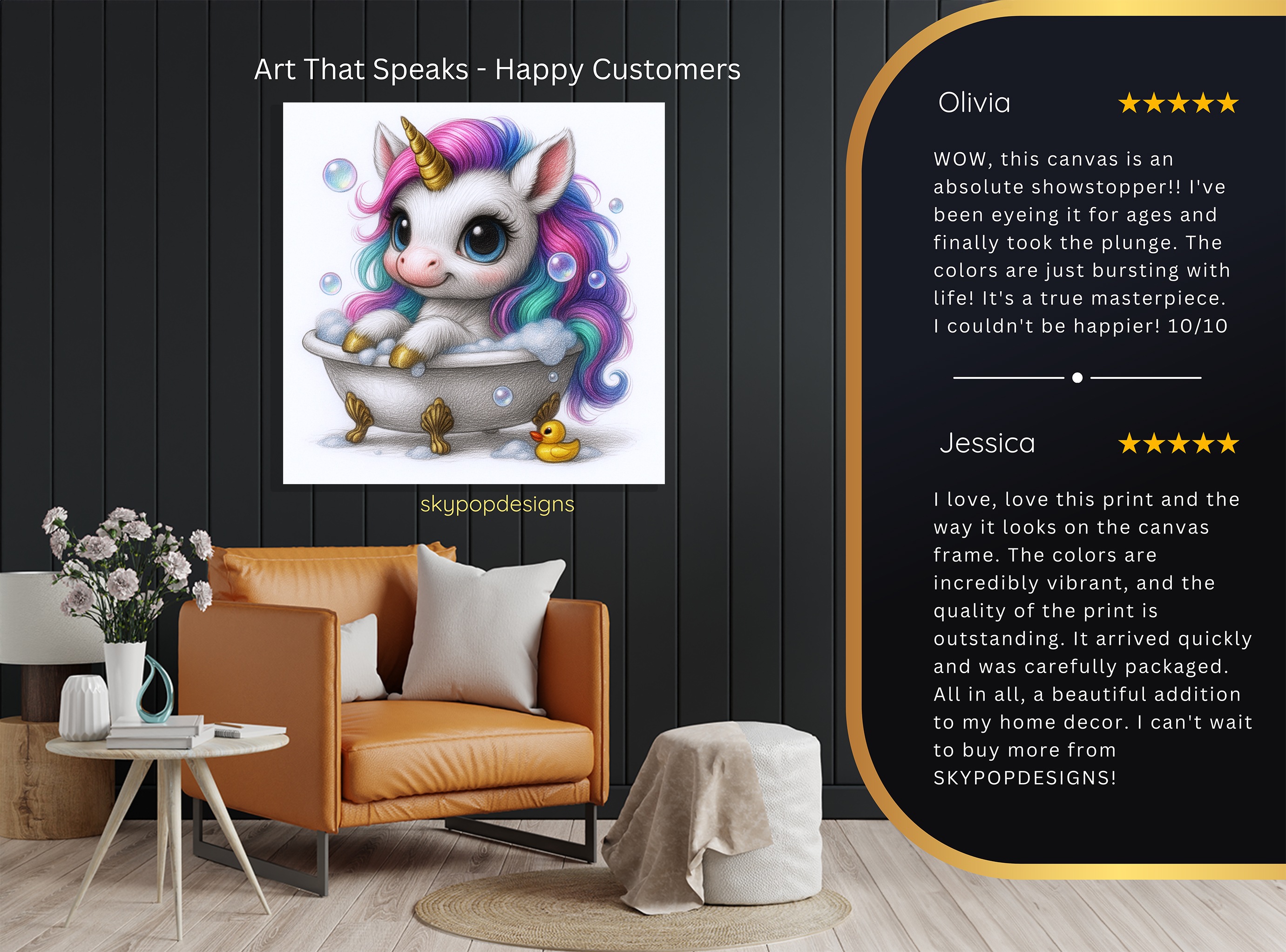 8.jpg Unicorn Bubble Bath Art